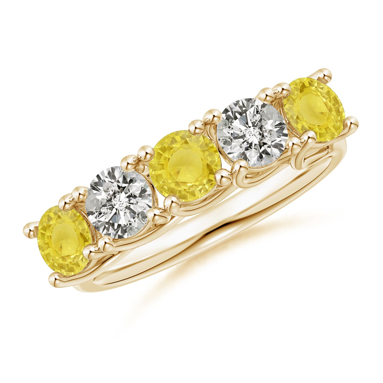 A - Yellow Sapphire / 1.9 CT / 14 KT Yellow Gold