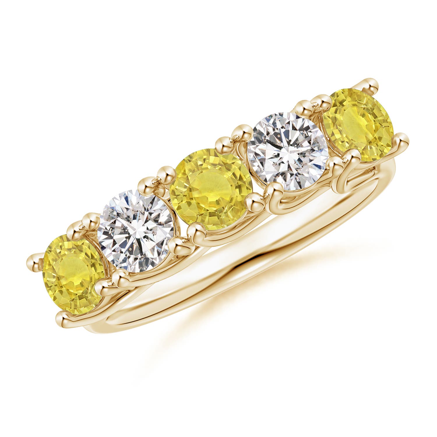 AA - Yellow Sapphire / 1.9 CT / 14 KT Yellow Gold