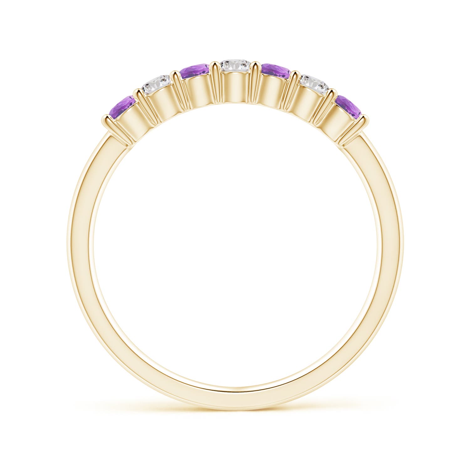 AA - Amethyst / 0.45 CT / 14 KT Yellow Gold