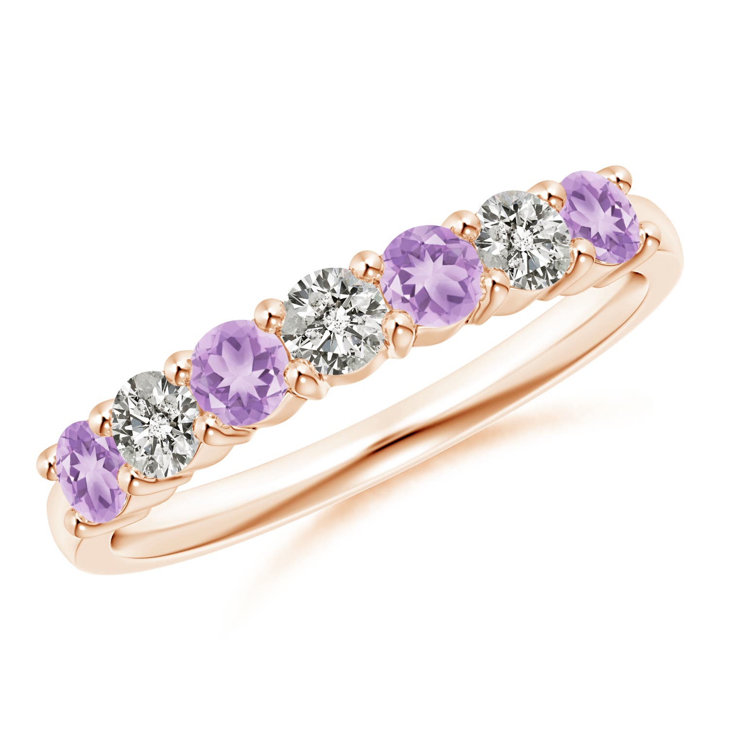 A - Amethyst / 0.72 CT / 14 KT Rose Gold