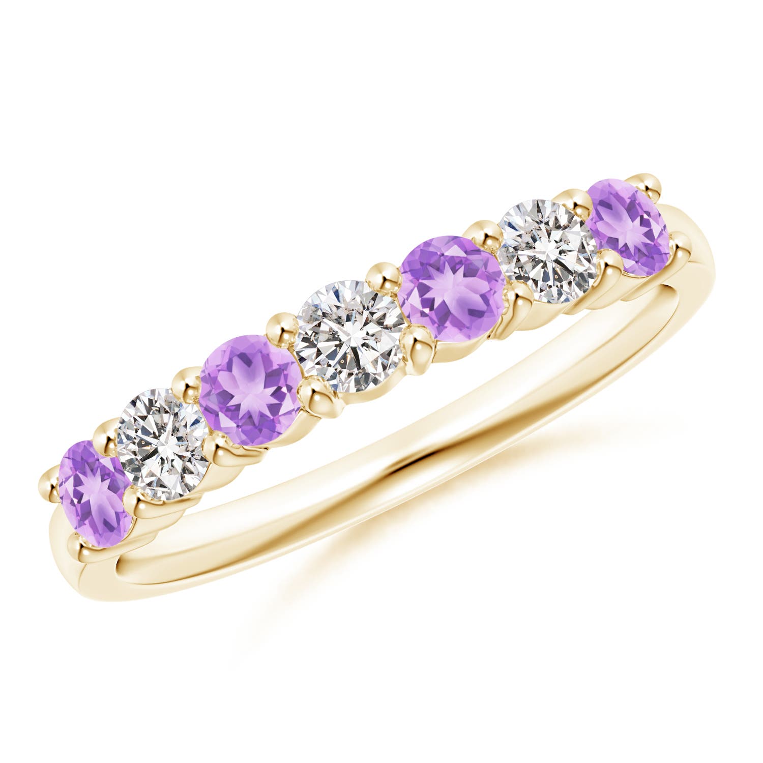 AA - Amethyst / 0.72 CT / 14 KT Yellow Gold