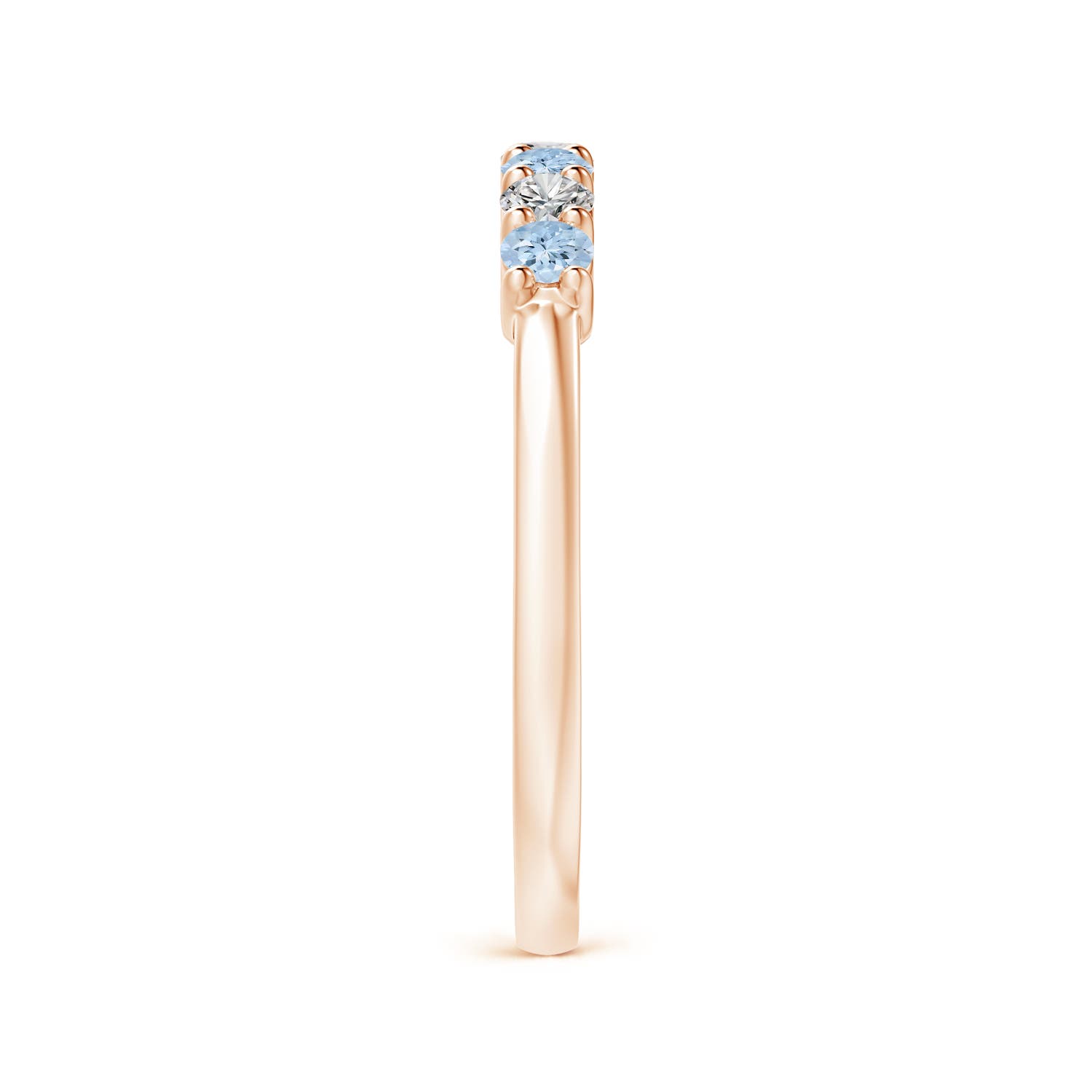 AA - Aquamarine / 0.45 CT / 14 KT Rose Gold