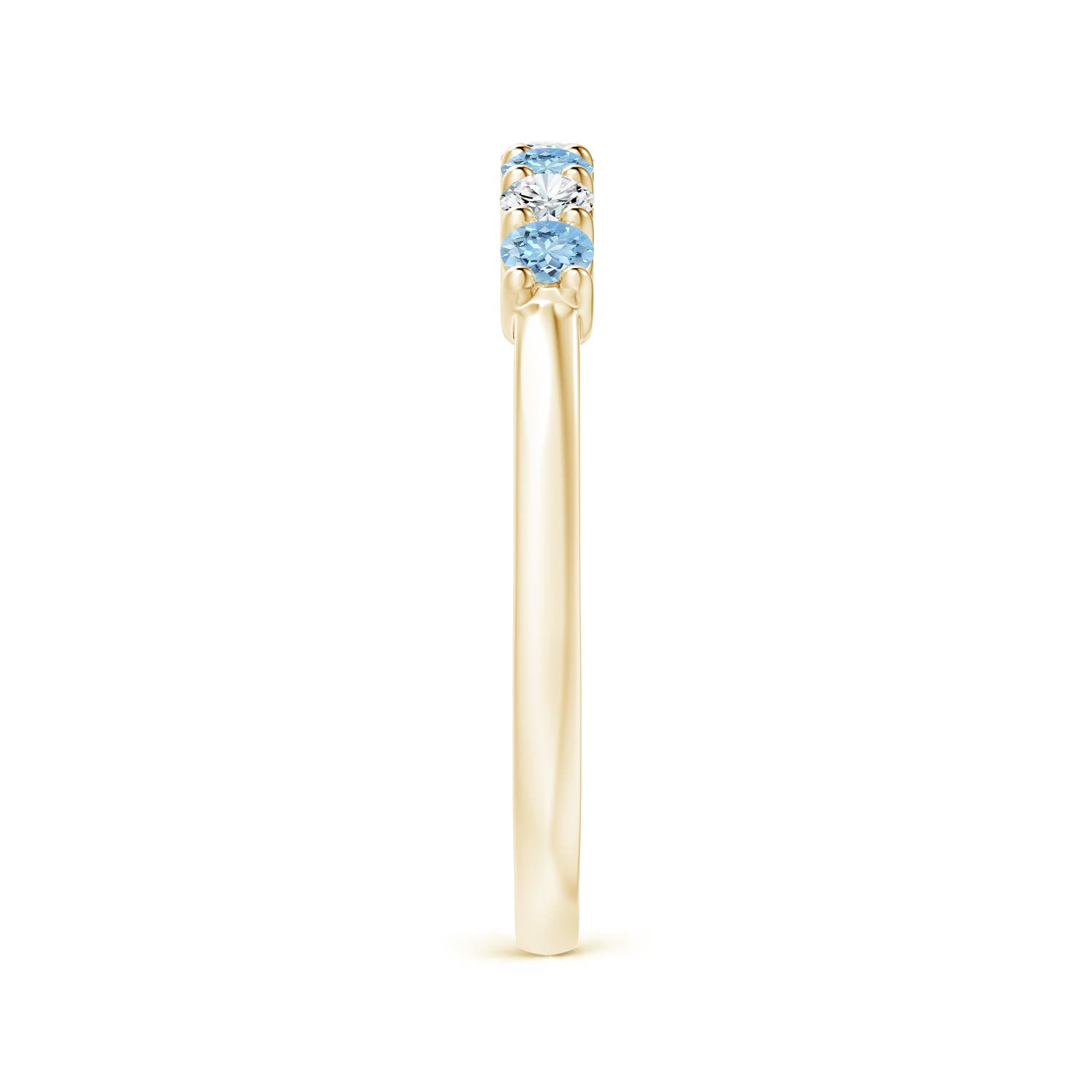 AAAA - Aquamarine / 0.45 CT / 14 KT Yellow Gold