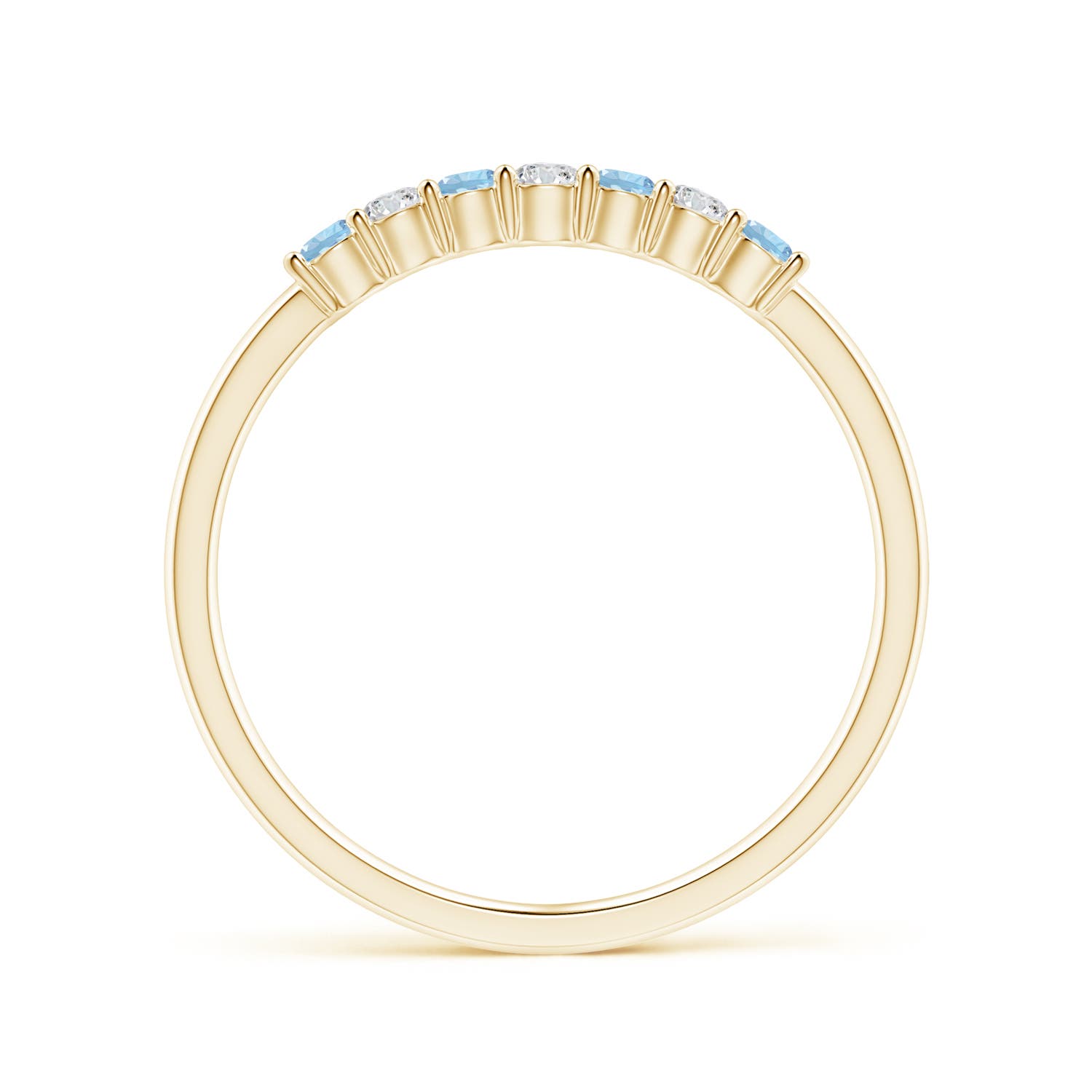 AAA - Aquamarine / 0.23 CT / 14 KT Yellow Gold