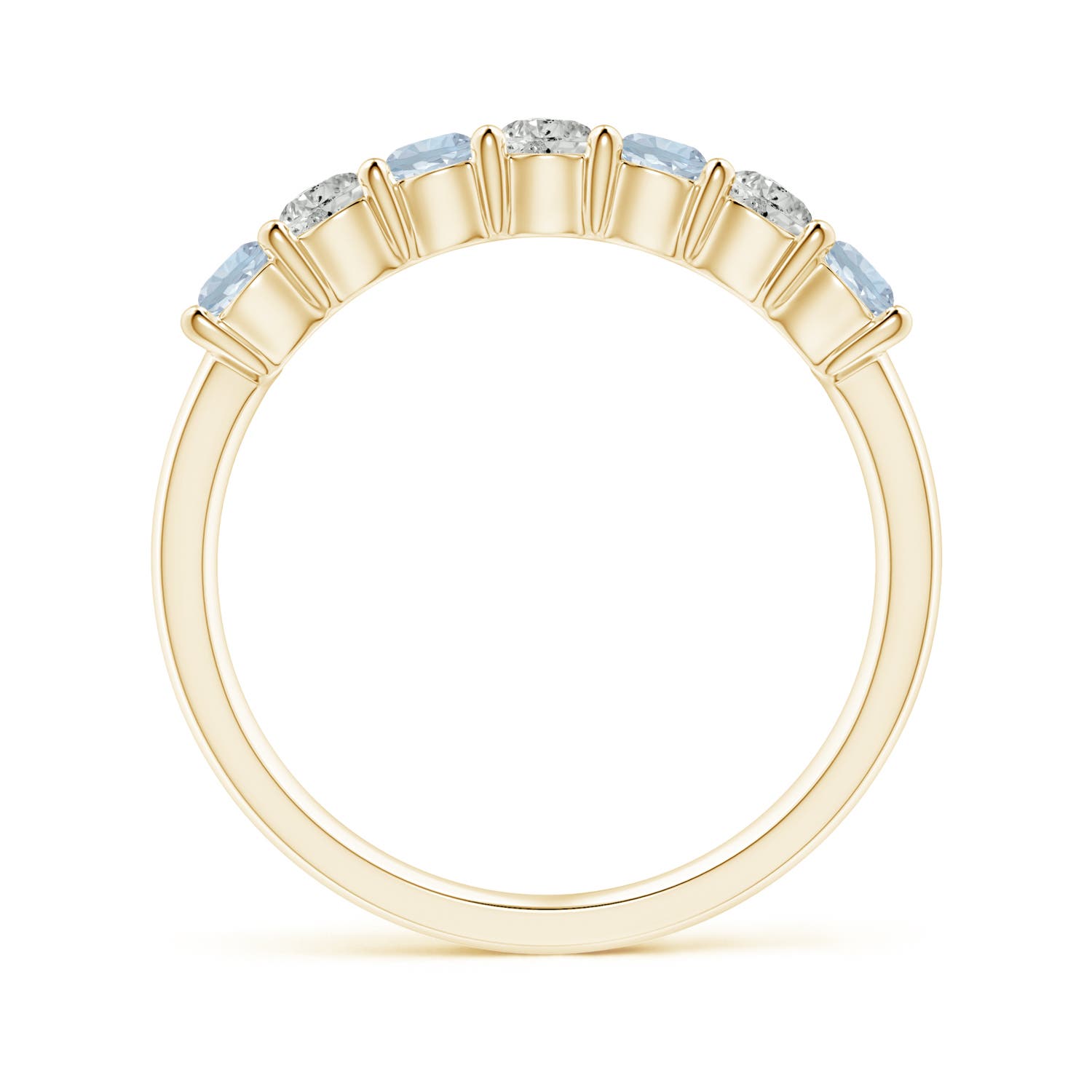 A - Aquamarine / 0.72 CT / 14 KT Yellow Gold