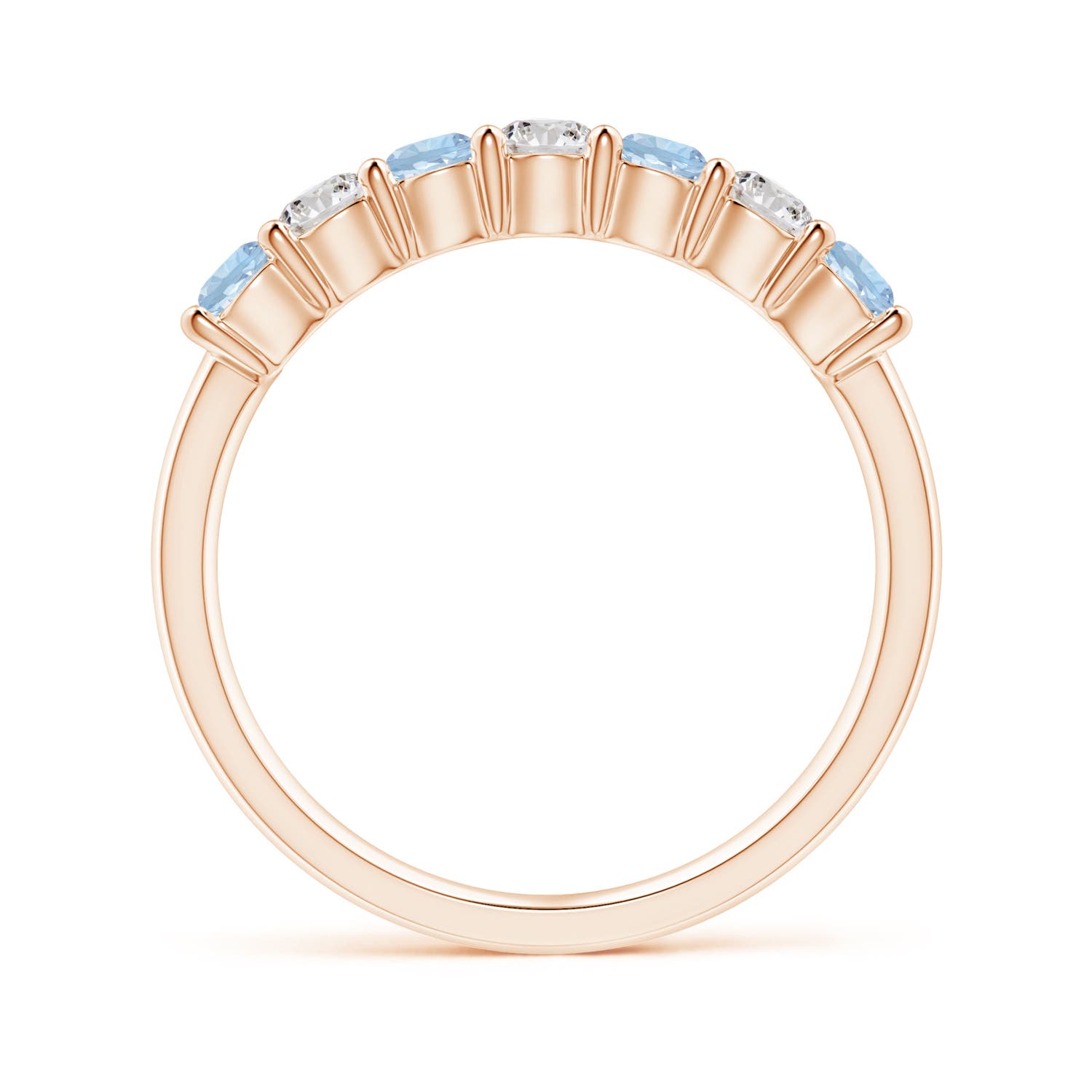 AA - Aquamarine / 0.72 CT / 14 KT Rose Gold