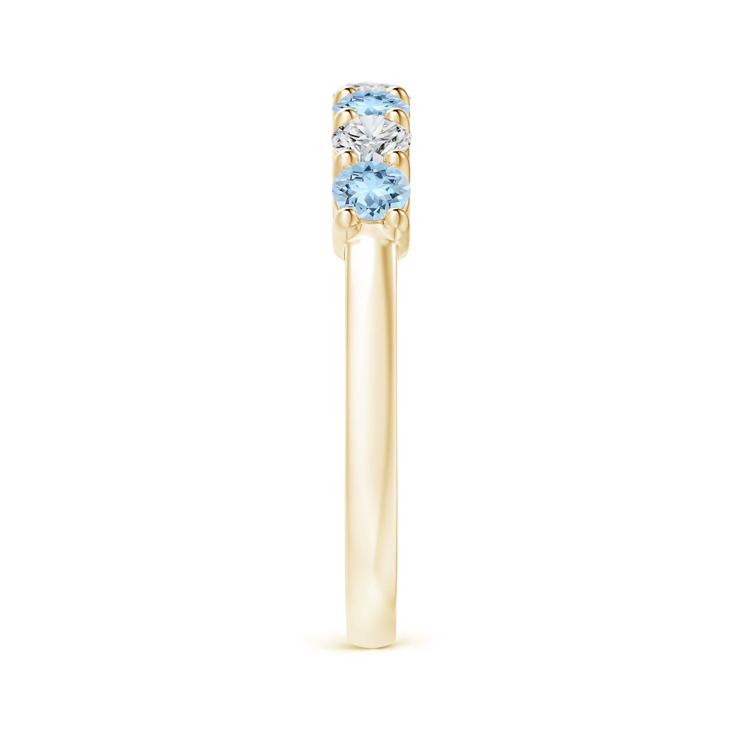 AAA - Aquamarine / 0.72 CT / 14 KT Yellow Gold