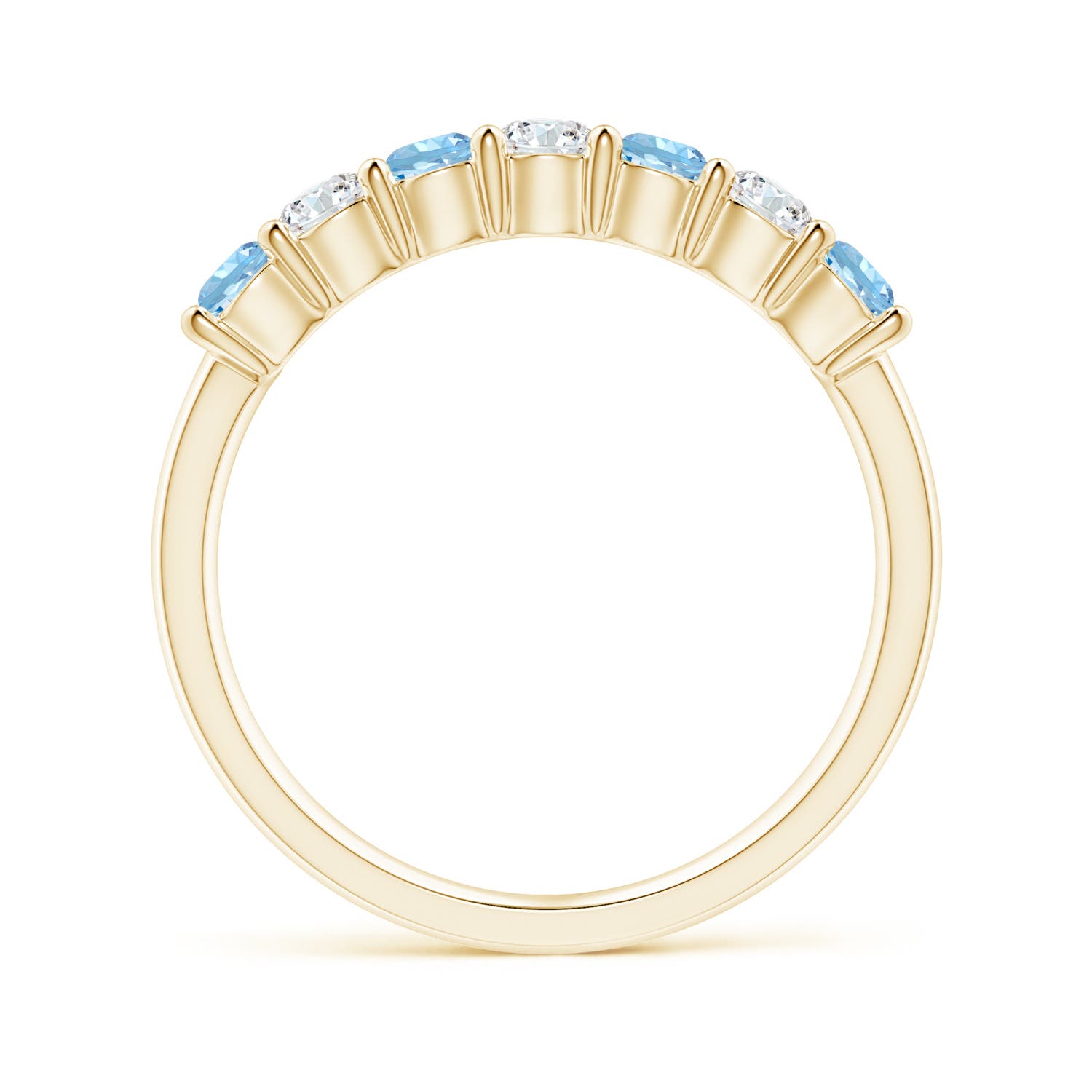 AAAA - Aquamarine / 0.72 CT / 14 KT Yellow Gold