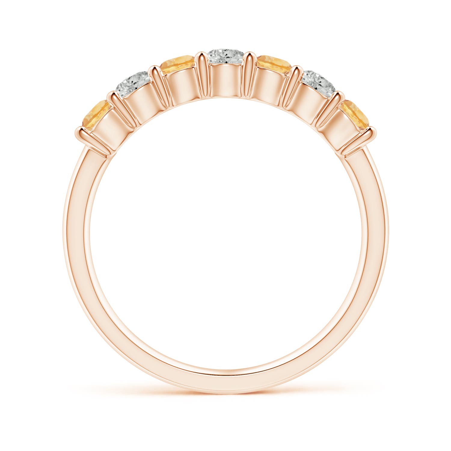 A - Citrine / 0.72 CT / 14 KT Rose Gold