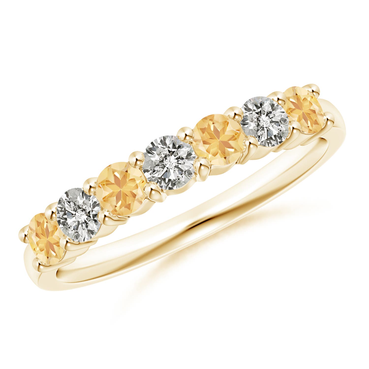 A - Citrine / 0.72 CT / 14 KT Yellow Gold