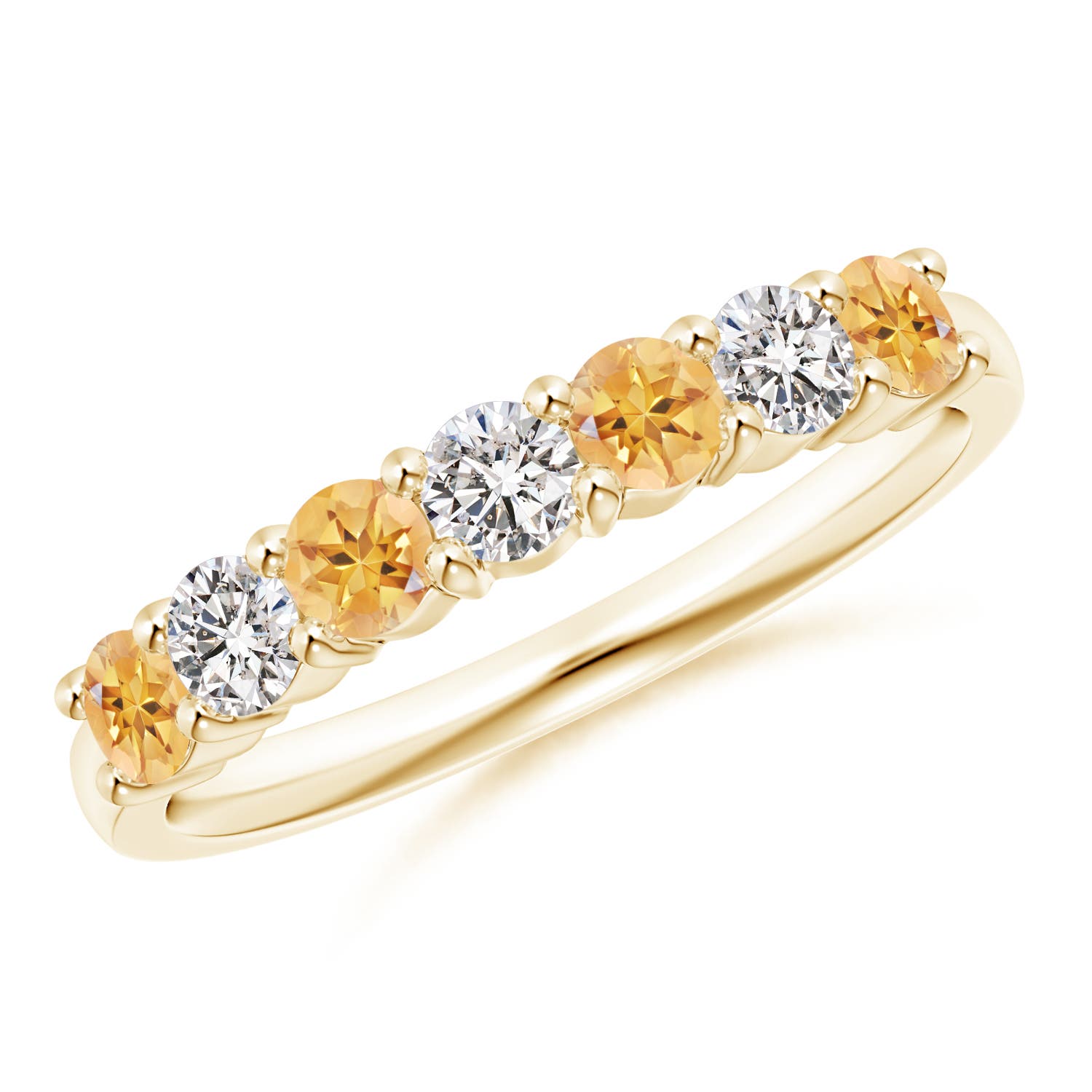 AA - Citrine / 0.72 CT / 14 KT Yellow Gold