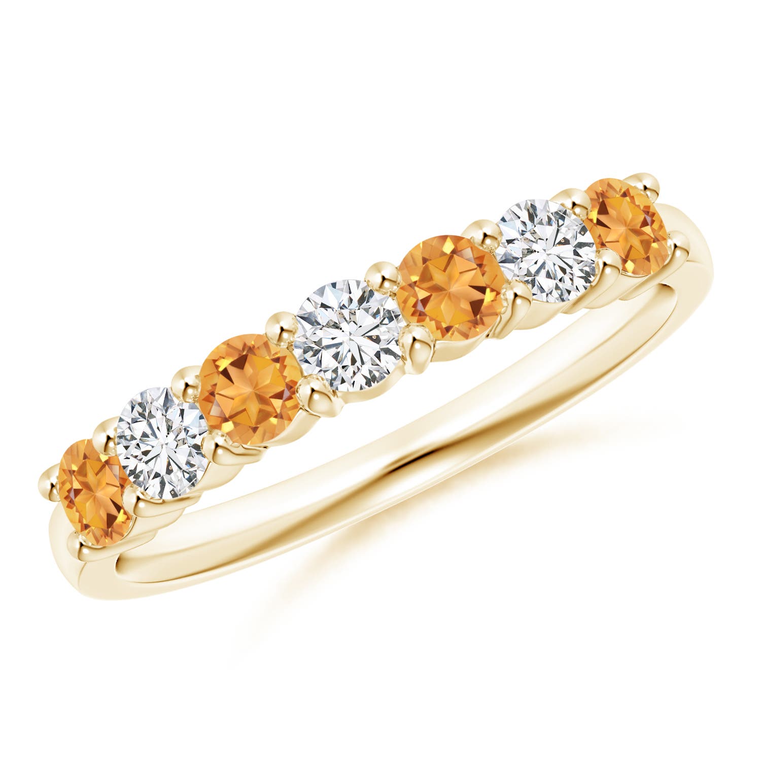 AAA - Citrine / 0.72 CT / 14 KT Yellow Gold