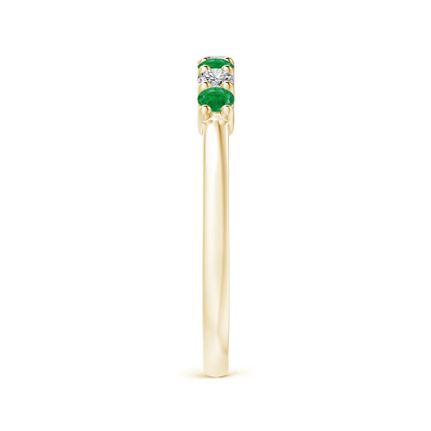 AA - Emerald / 0.46 CT / 14 KT Yellow Gold