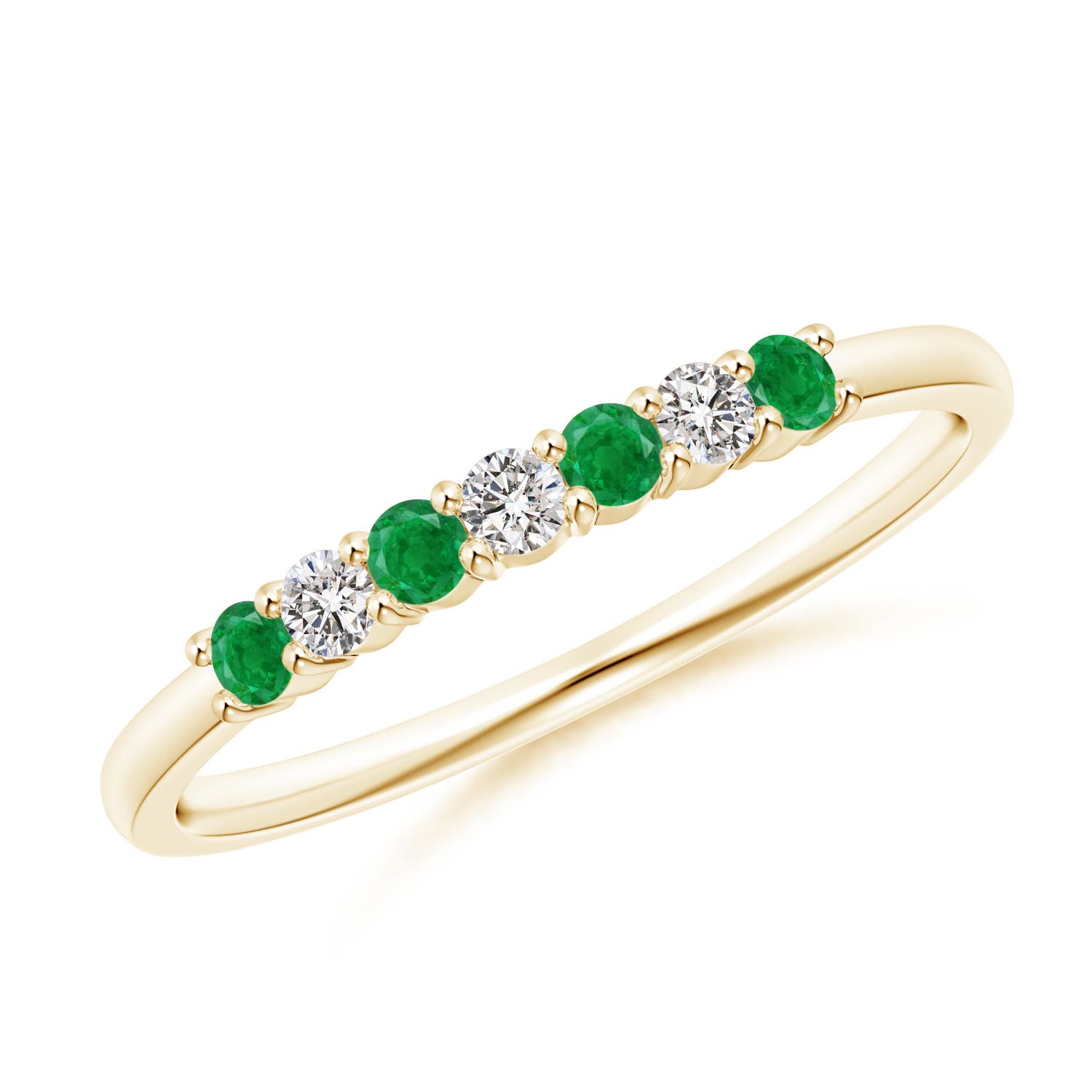 AA - Emerald / 0.29 CT / 14 KT Yellow Gold