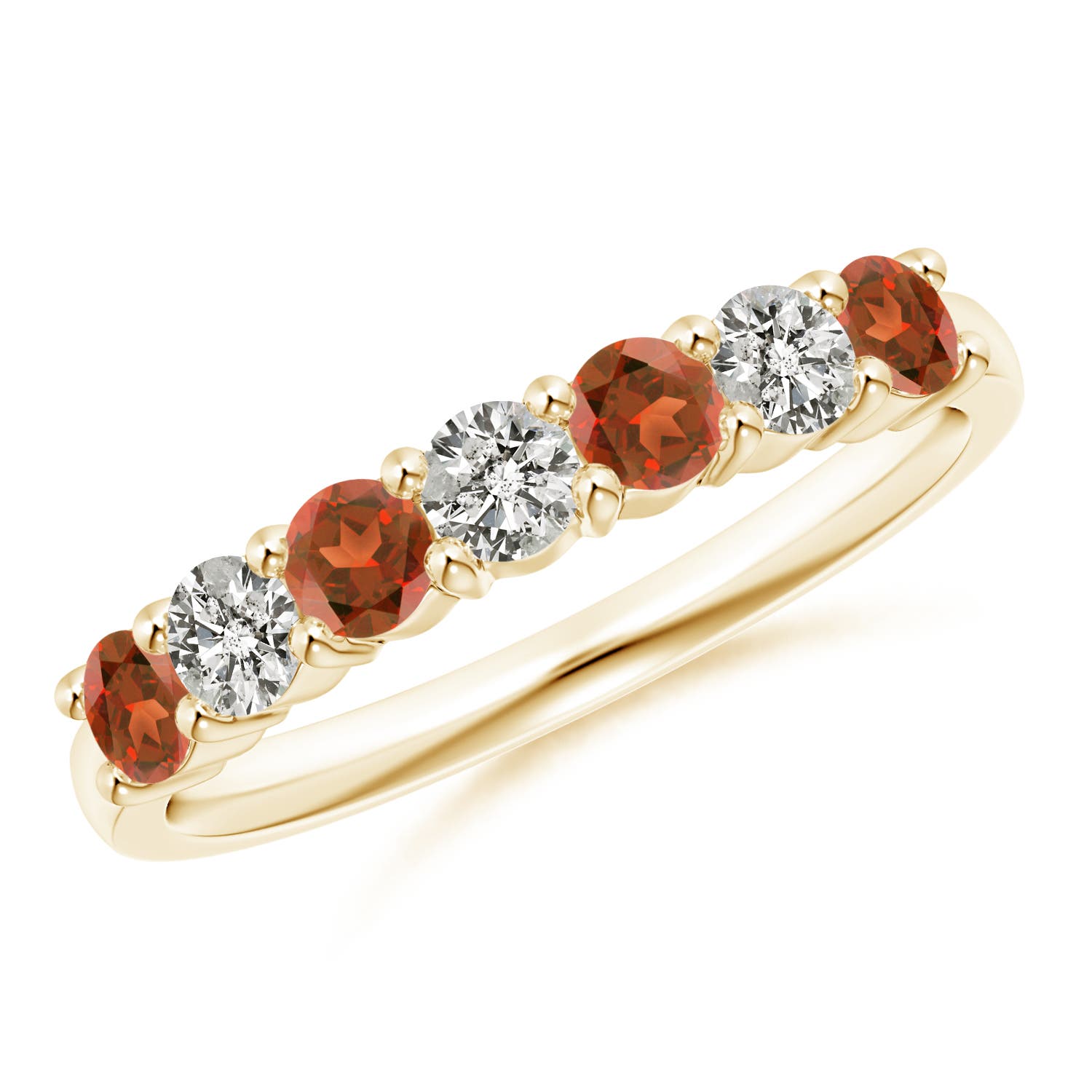 A - Garnet / 0.92 CT / 14 KT Yellow Gold