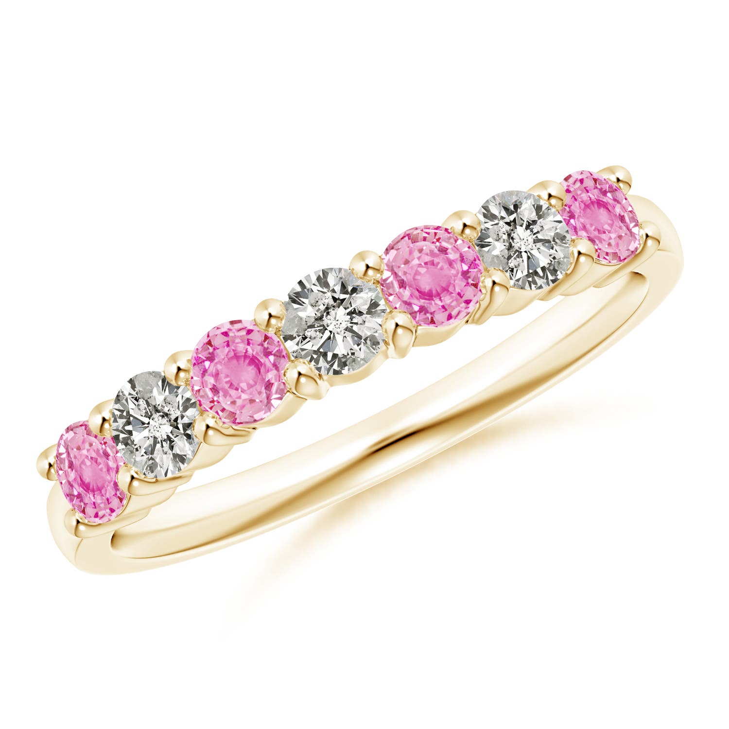 A - Pink Sapphire / 0.88 CT / 14 KT Yellow Gold