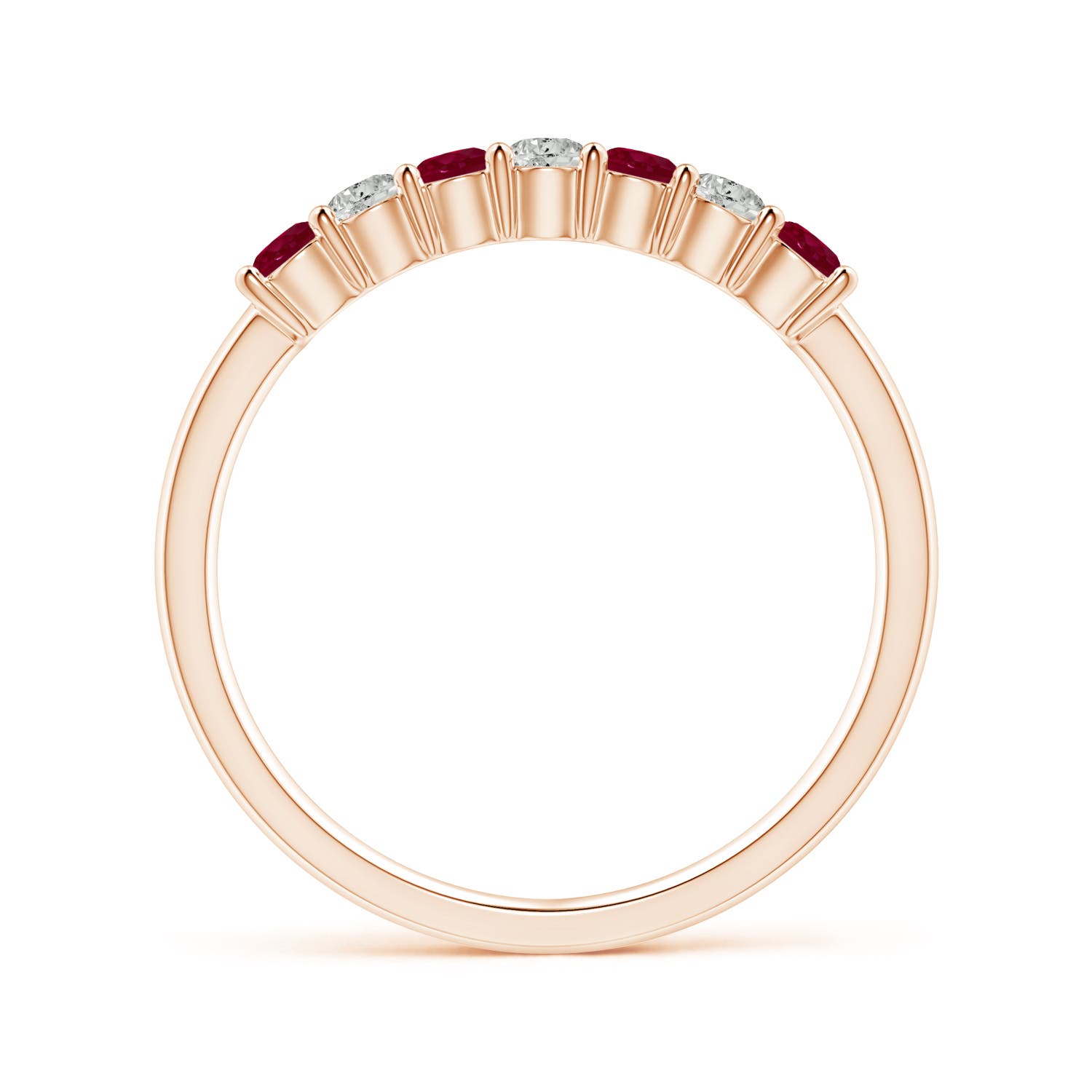 A - Ruby / 0.57 CT / 14 KT Rose Gold