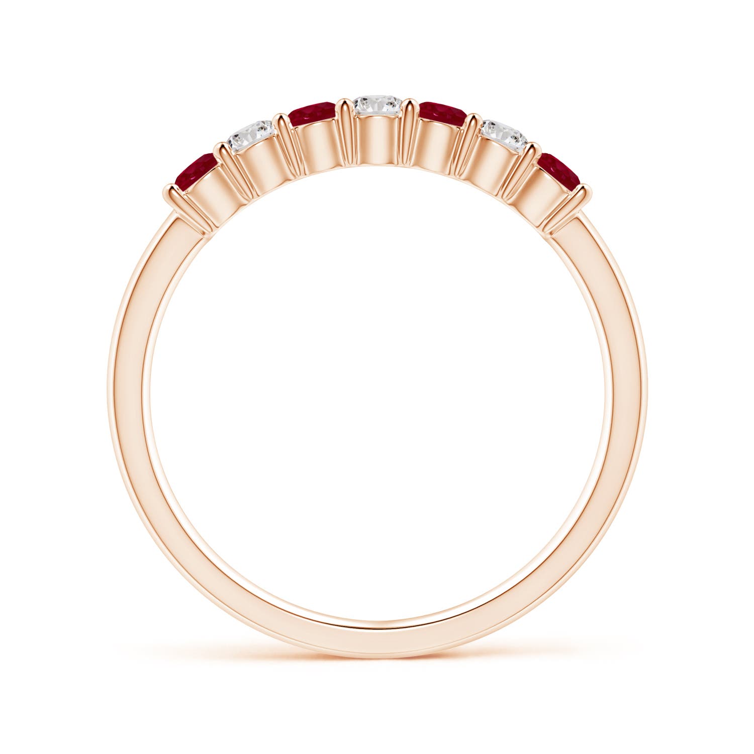 AA - Ruby / 0.57 CT / 14 KT Rose Gold