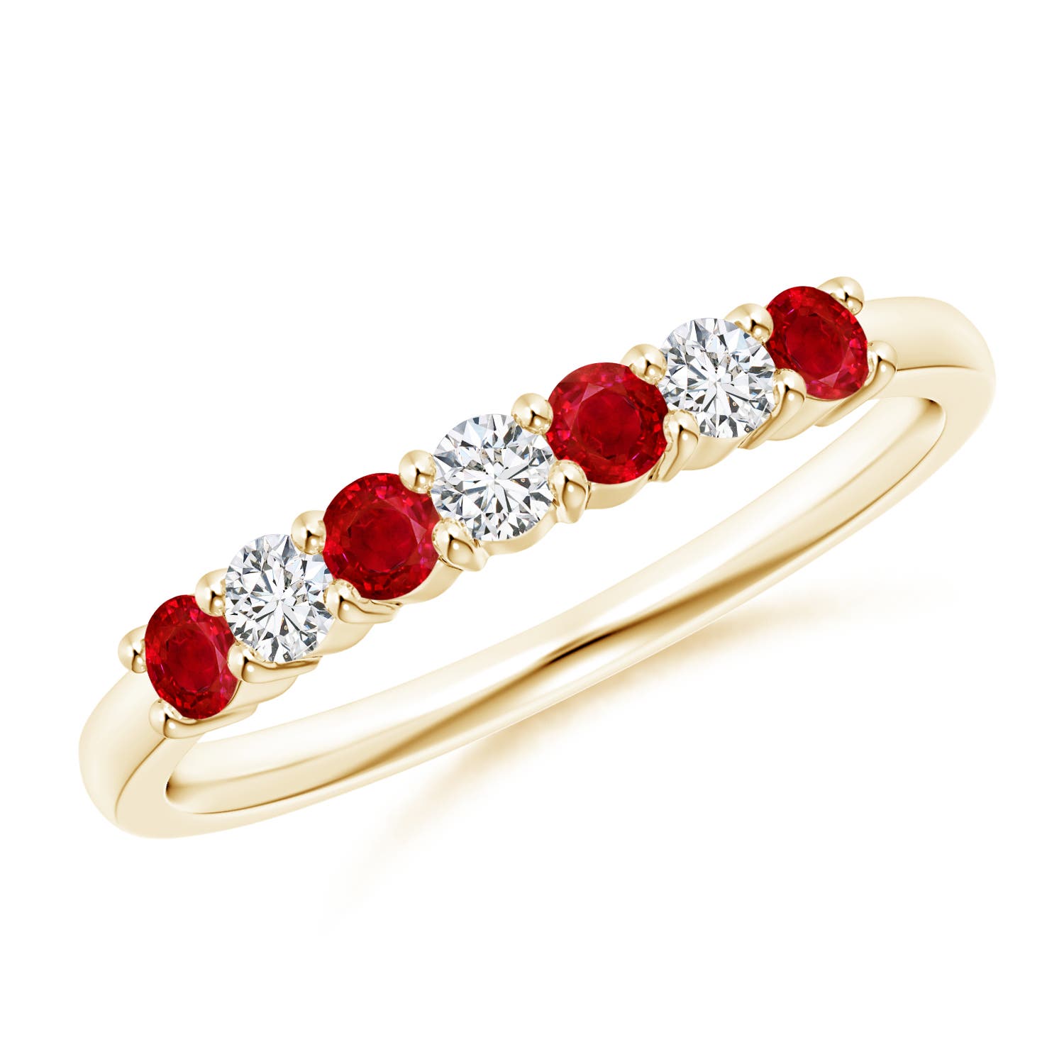 AAA - Ruby / 0.57 CT / 14 KT Yellow Gold