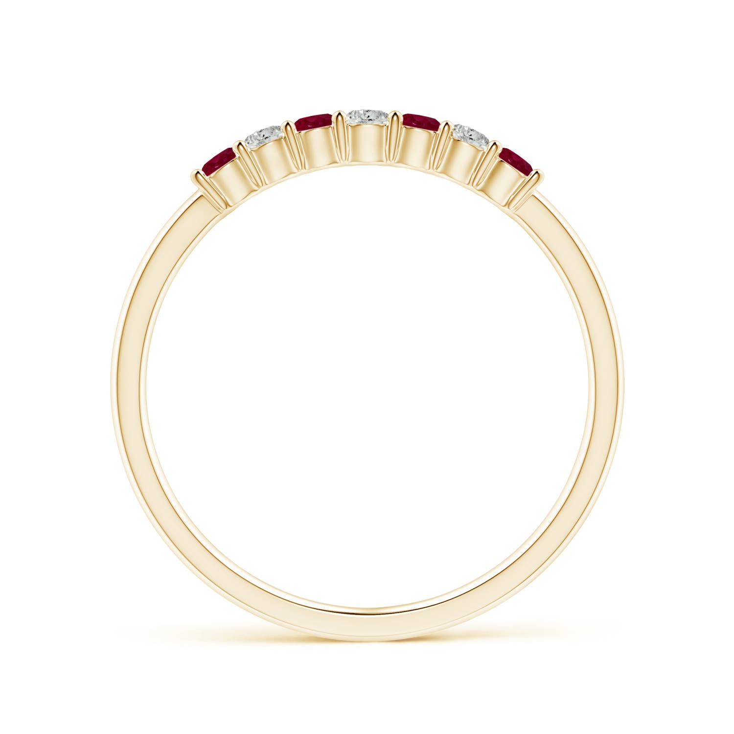 A - Ruby / 0.31 CT / 14 KT Yellow Gold