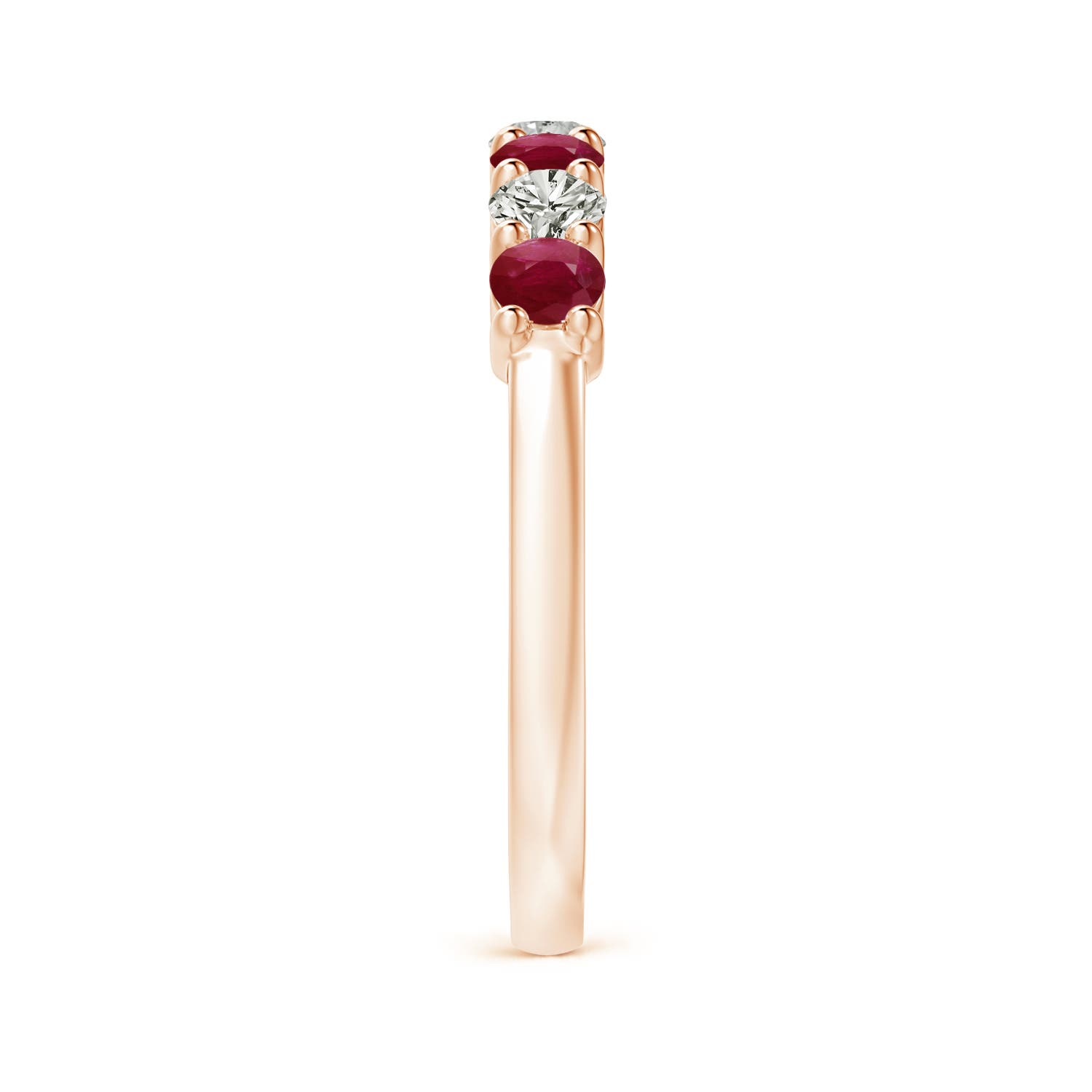 A - Ruby / 0.92 CT / 14 KT Rose Gold