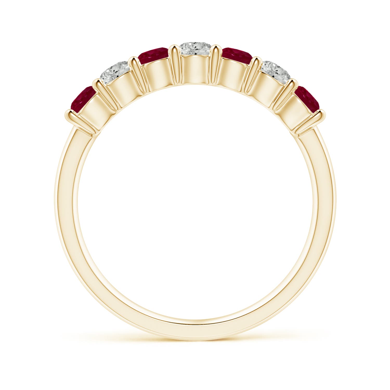 A - Ruby / 0.92 CT / 14 KT Yellow Gold