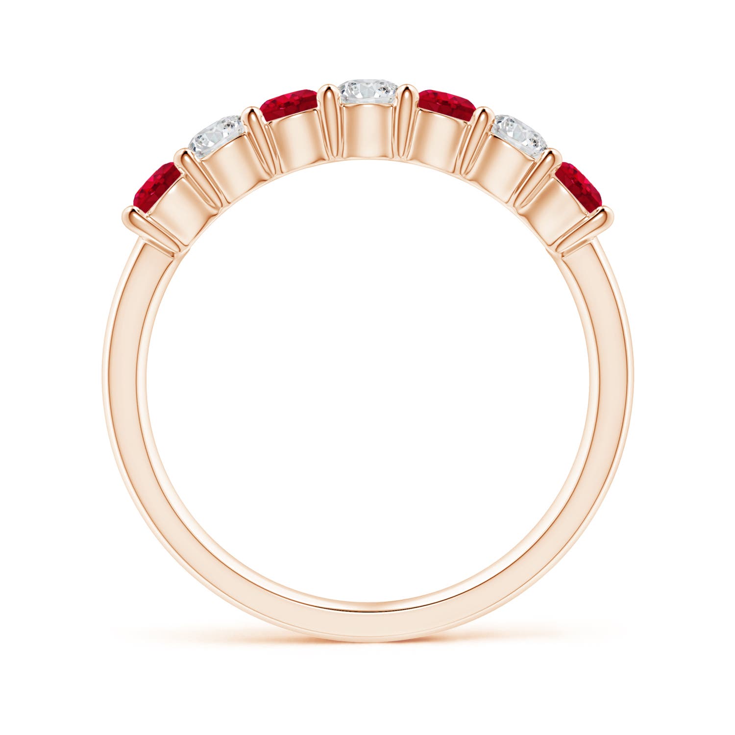 AAA - Ruby / 0.92 CT / 14 KT Rose Gold