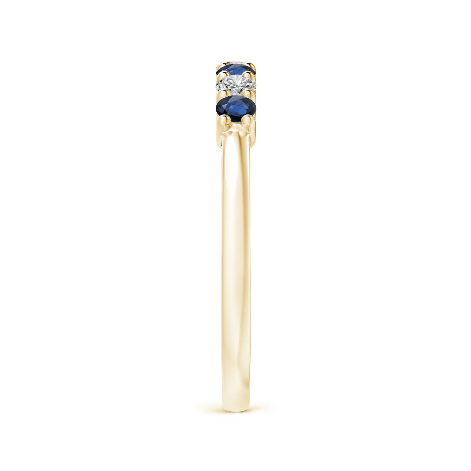 AA - Blue Sapphire / 0.57 CT / 14 KT Yellow Gold