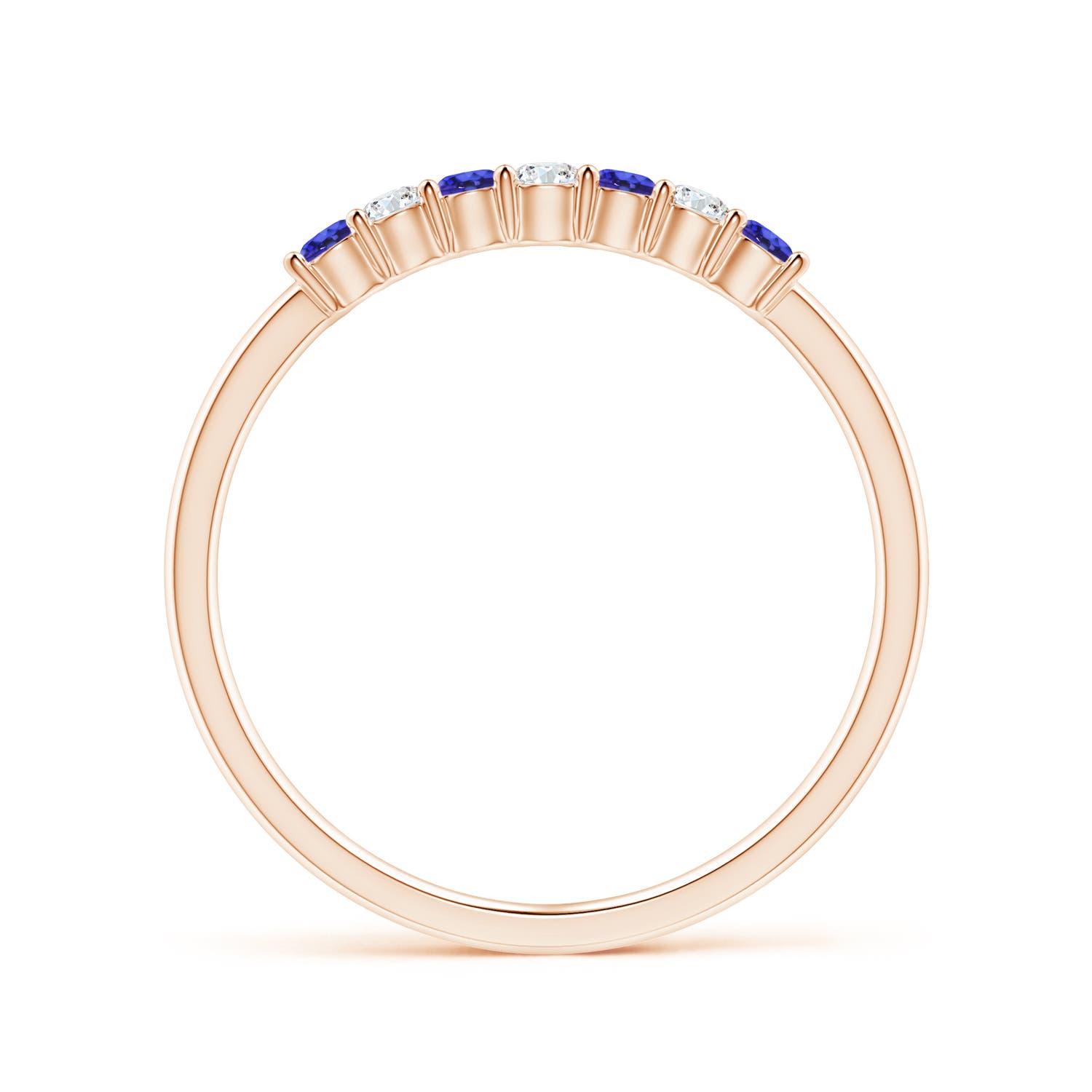 AAAA - Tanzanite / 0.27 CT / 14 KT Rose Gold