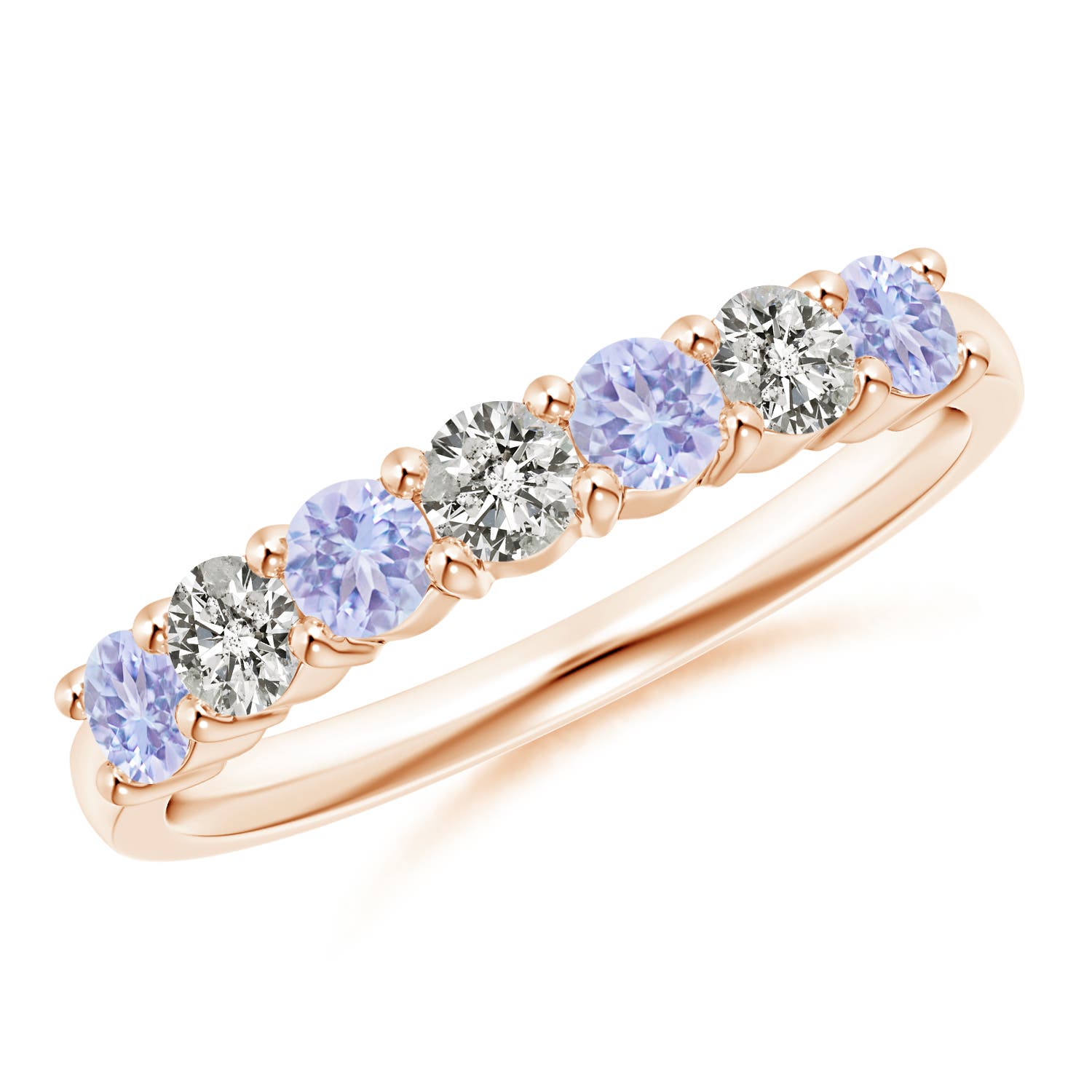 A - Tanzanite / 0.72 CT / 14 KT Rose Gold