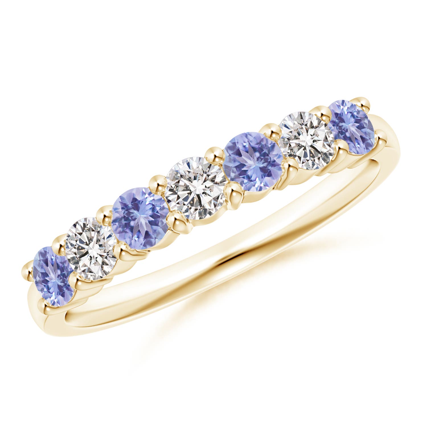 AA - Tanzanite / 0.72 CT / 14 KT Yellow Gold