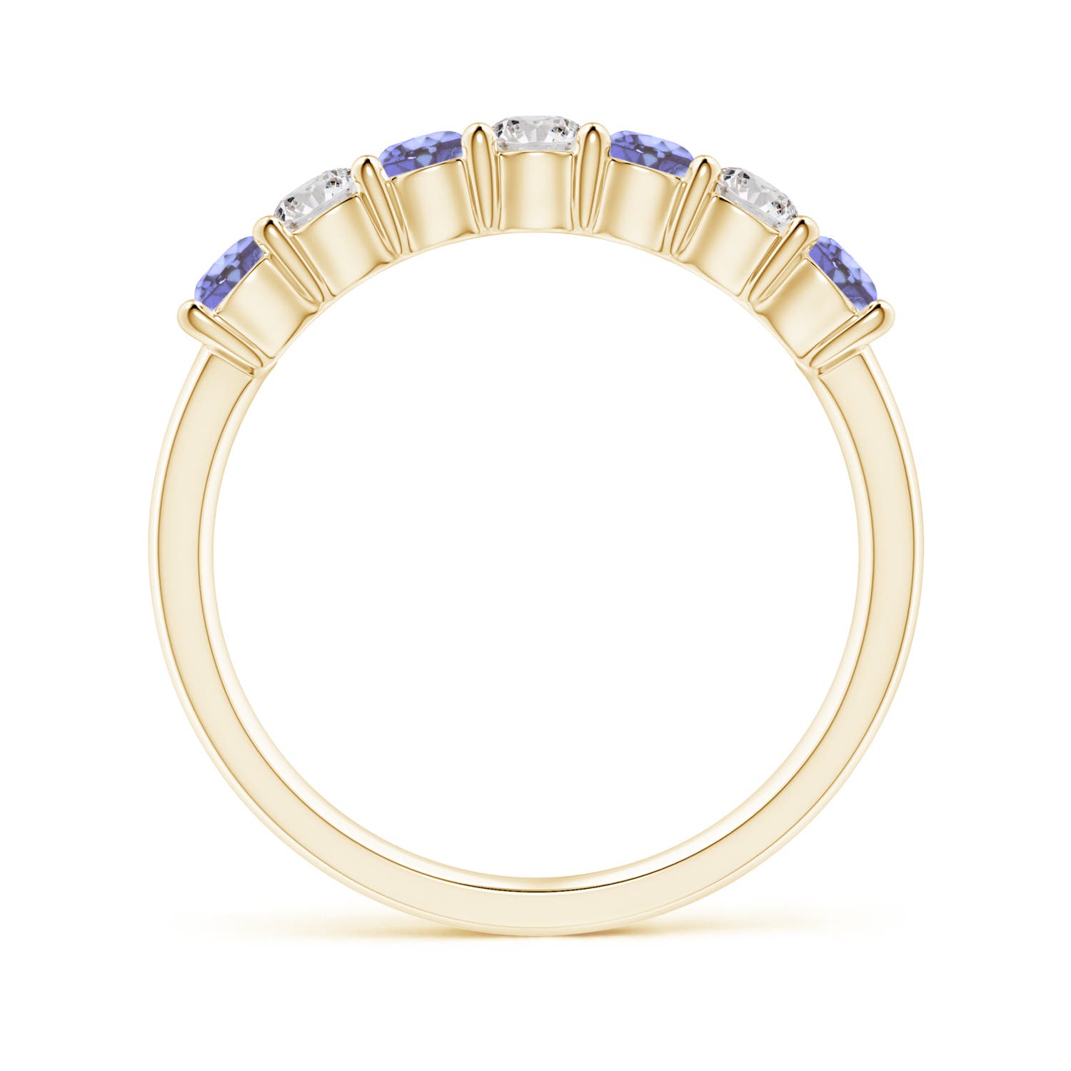 AA - Tanzanite / 0.72 CT / 14 KT Yellow Gold