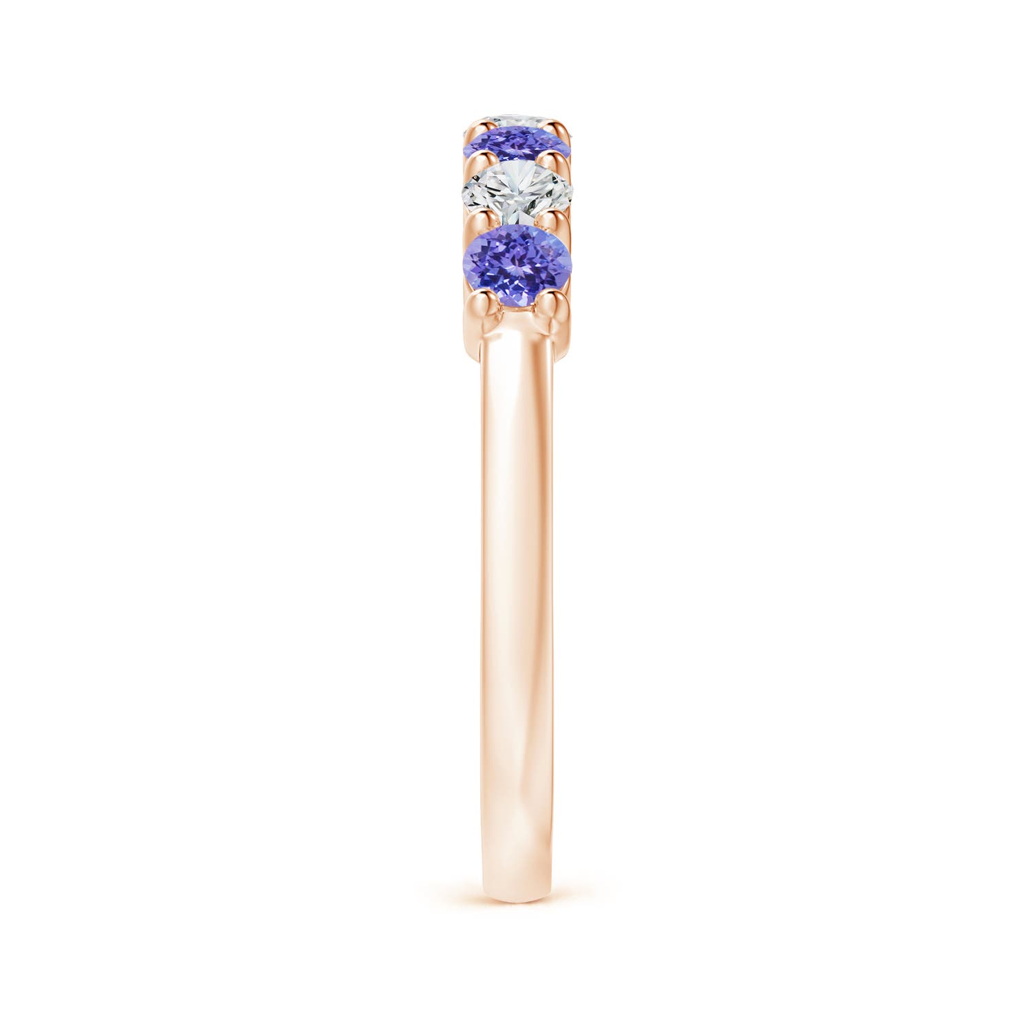 AAA - Tanzanite / 0.72 CT / 14 KT Rose Gold