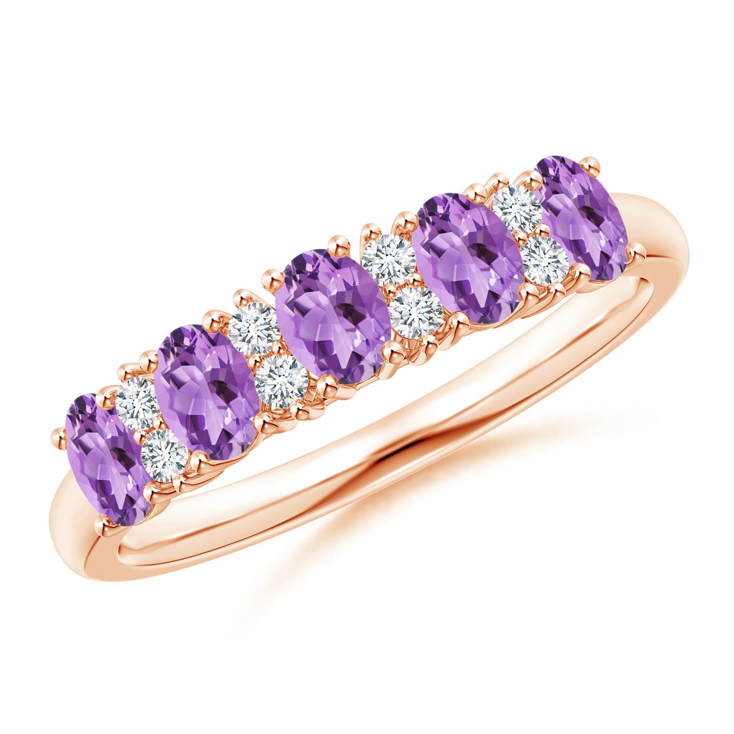 A - Amethyst / 0.81 CT / 14 KT Rose Gold