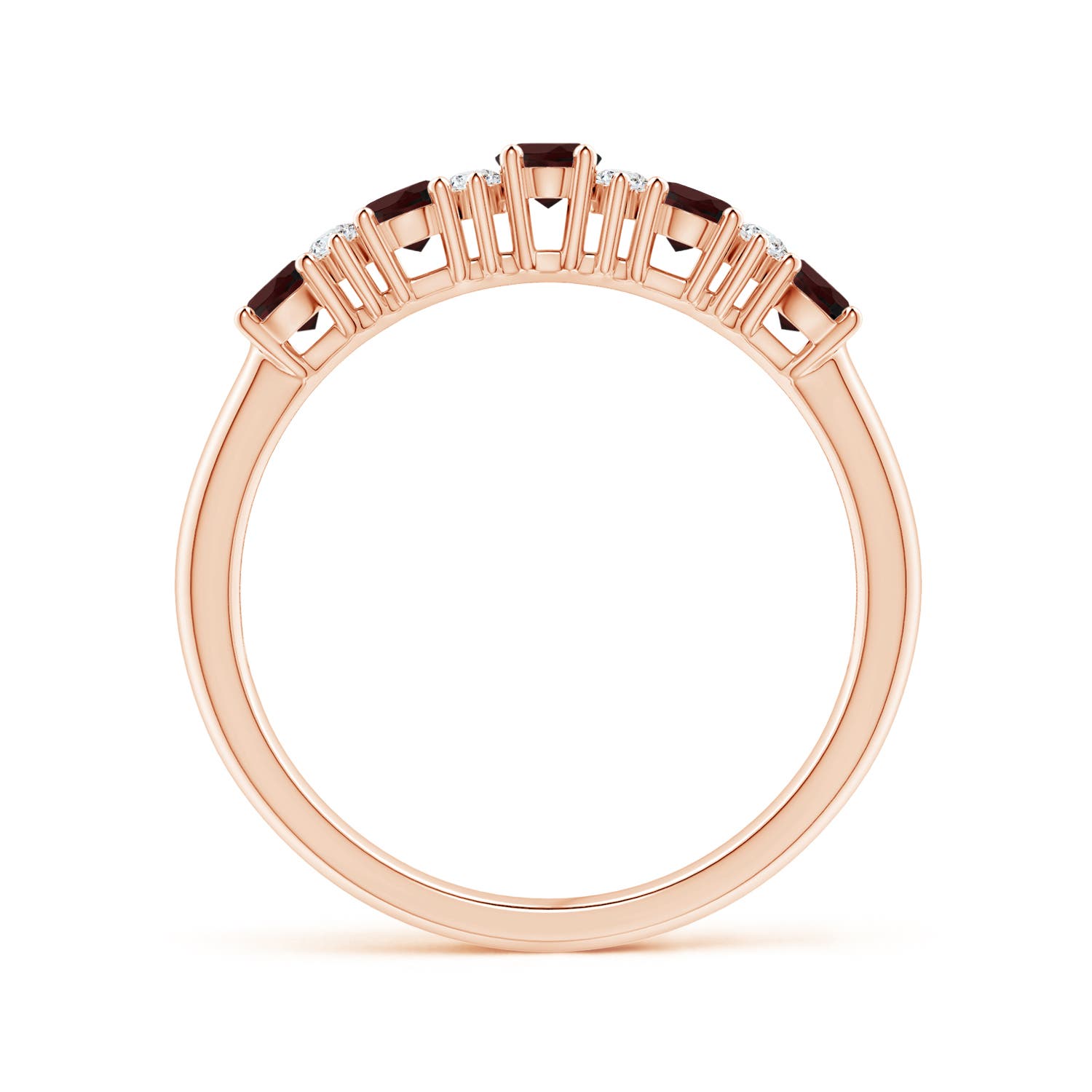 A - Garnet / 1.11 CT / 14 KT Rose Gold