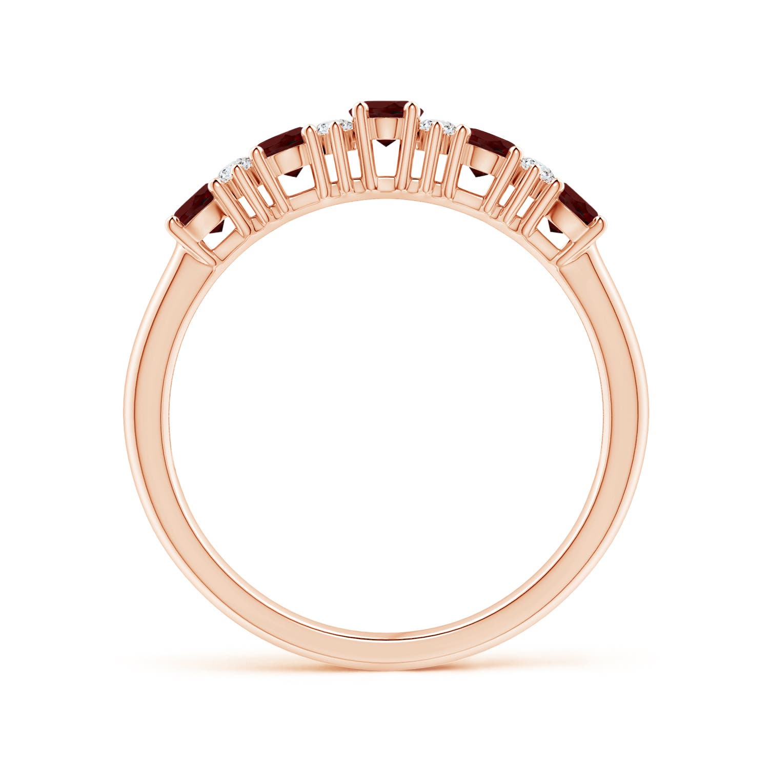 AAA - Garnet / 1.11 CT / 14 KT Rose Gold