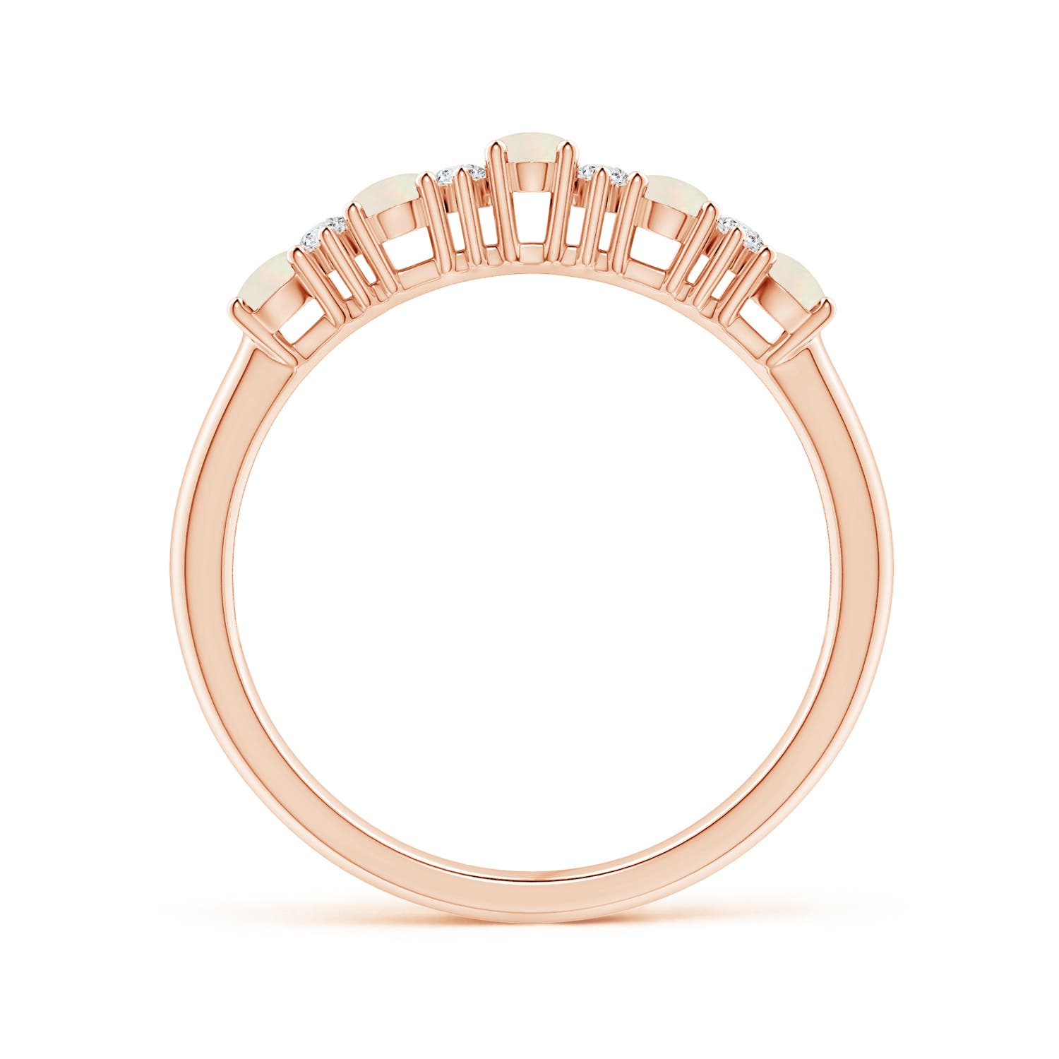 A - Opal / 0.71 CT / 14 KT Rose Gold