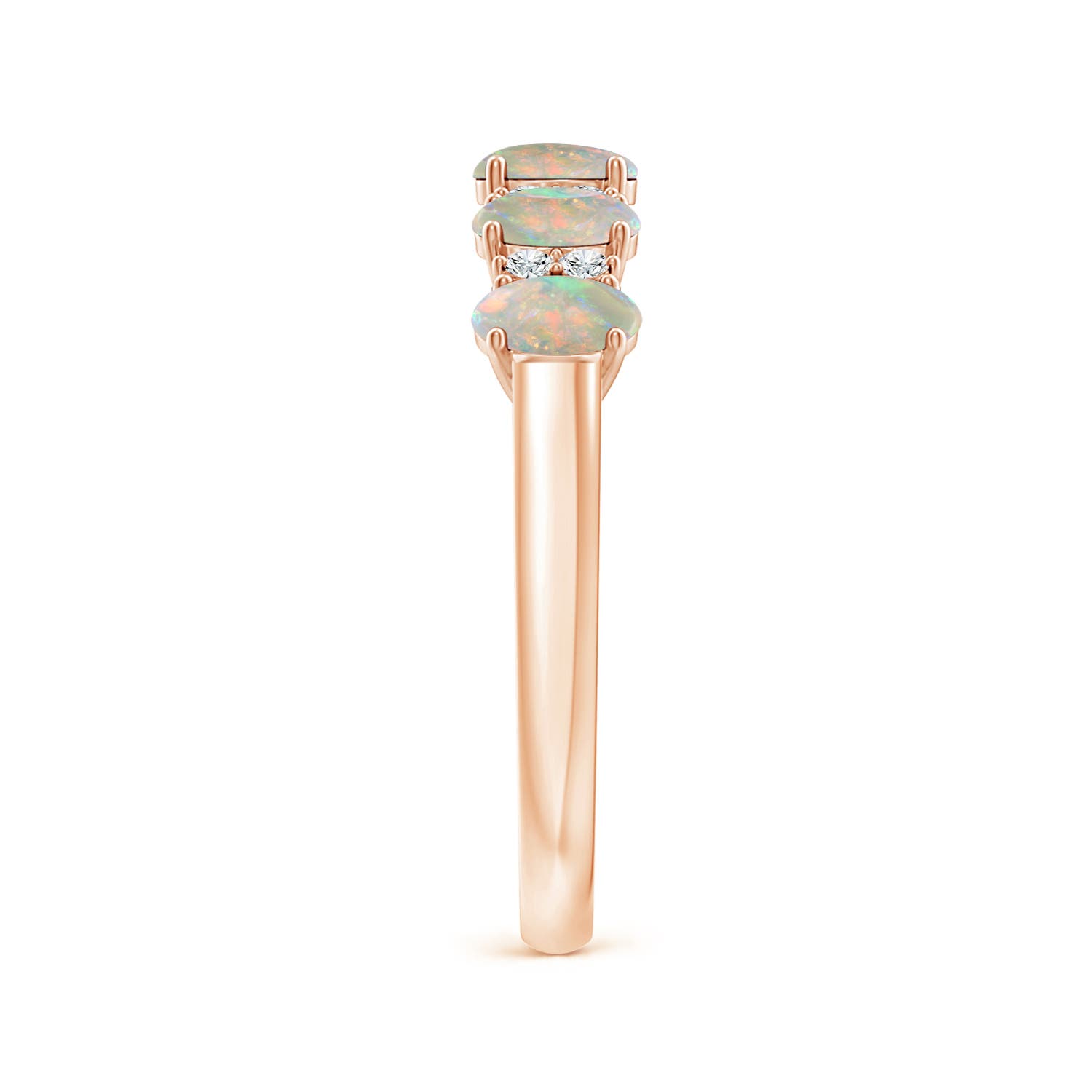 AAAA - Opal / 0.71 CT / 14 KT Rose Gold