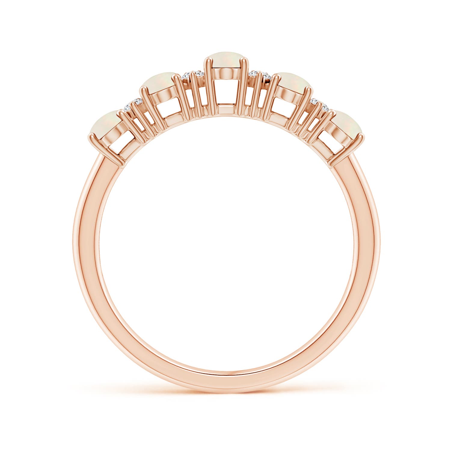 A - Opal / 0.86 CT / 14 KT Rose Gold