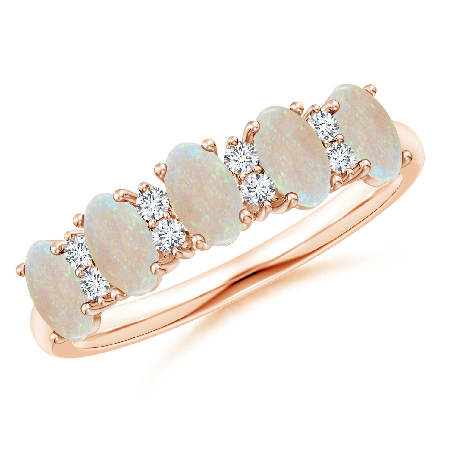 AA - Opal / 0.86 CT / 14 KT Rose Gold