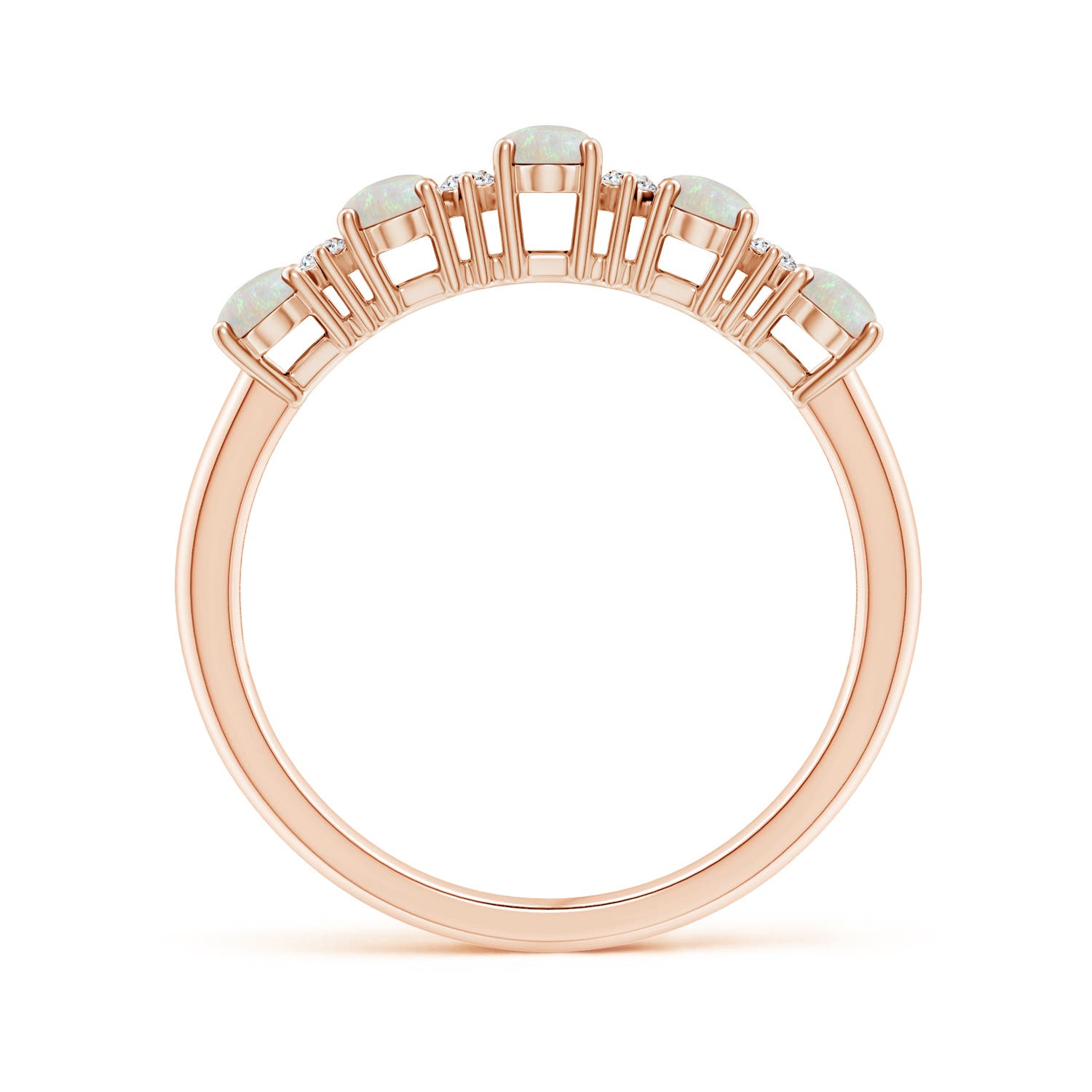 AA - Opal / 0.86 CT / 14 KT Rose Gold