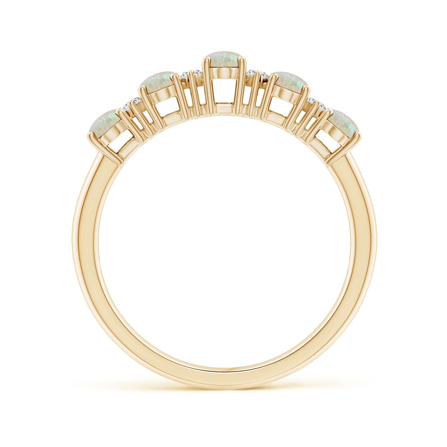 AAA - Opal / 0.86 CT / 14 KT Yellow Gold