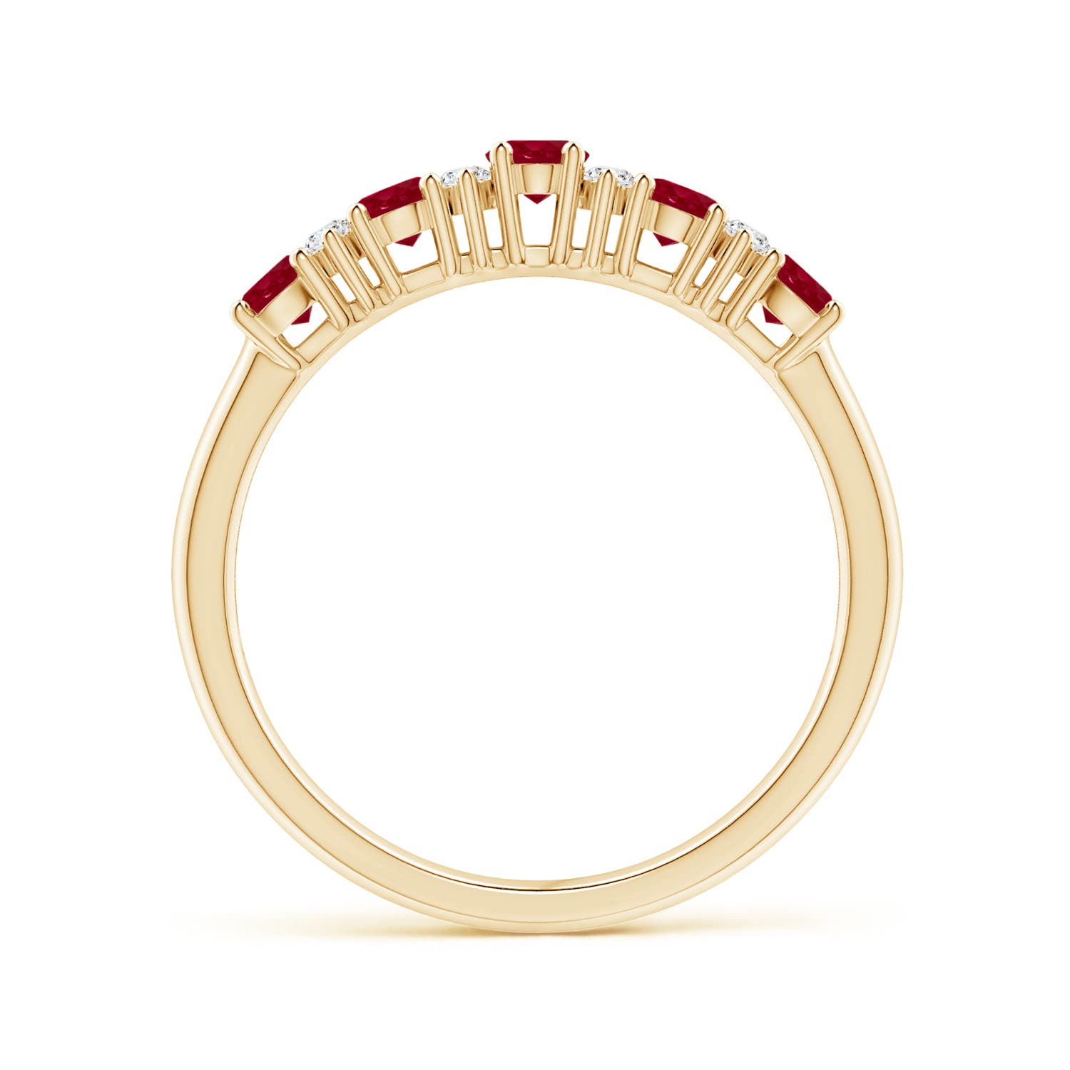 AA - Ruby / 1.11 CT / 14 KT Yellow Gold