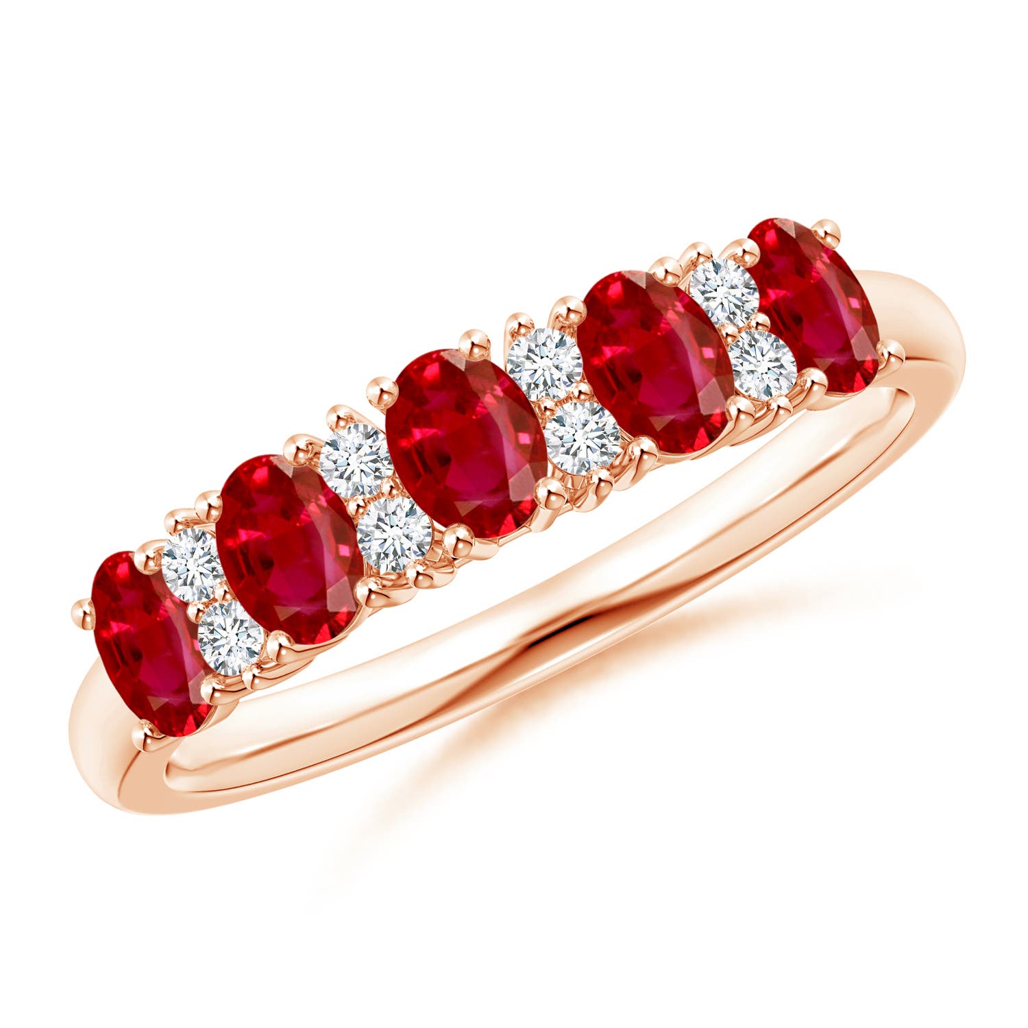 AAA - Ruby / 1.11 CT / 14 KT Rose Gold