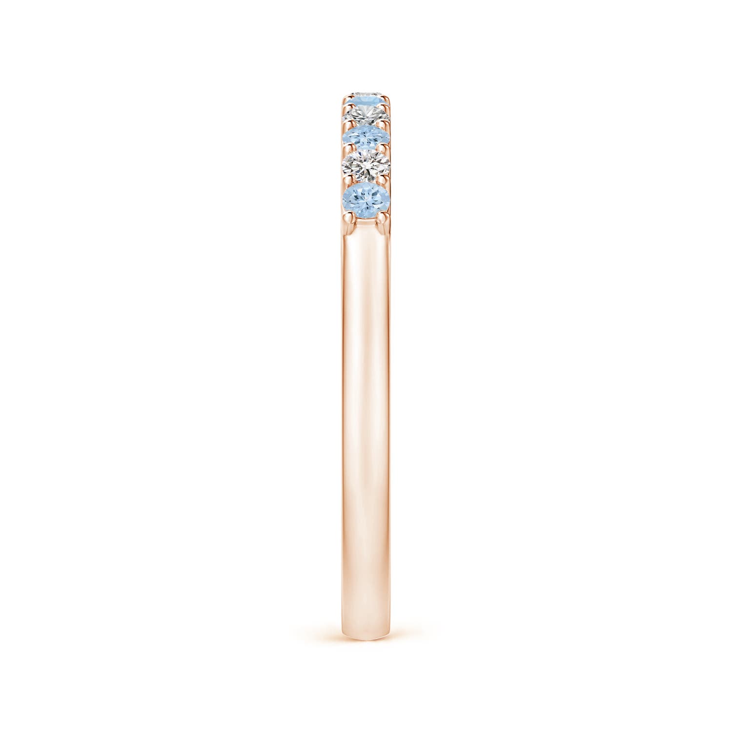 AA - Aquamarine / 0.36 CT / 14 KT Rose Gold