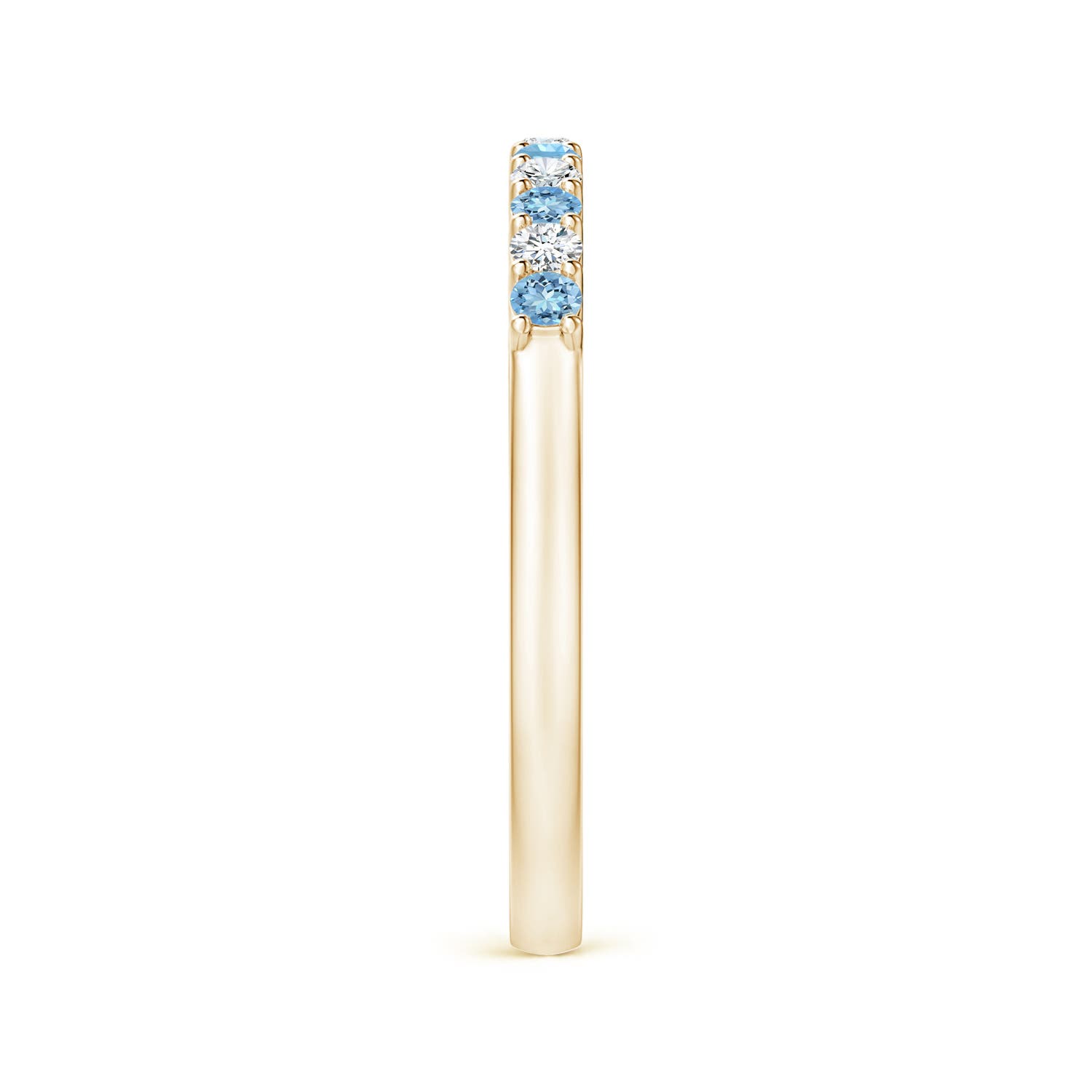 AAAA - Aquamarine / 0.36 CT / 14 KT Yellow Gold