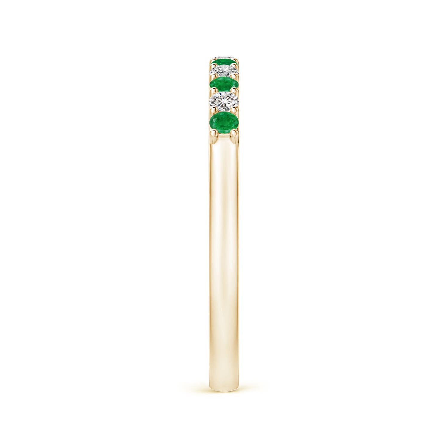 AA - Emerald / 0.45 CT / 14 KT Yellow Gold