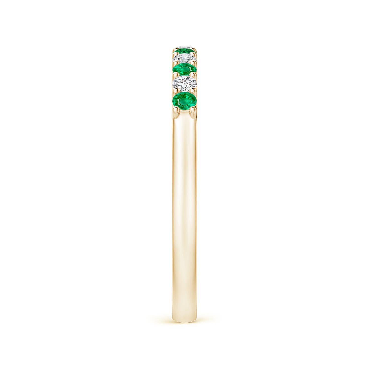 AAA - Emerald / 0.45 CT / 14 KT Yellow Gold