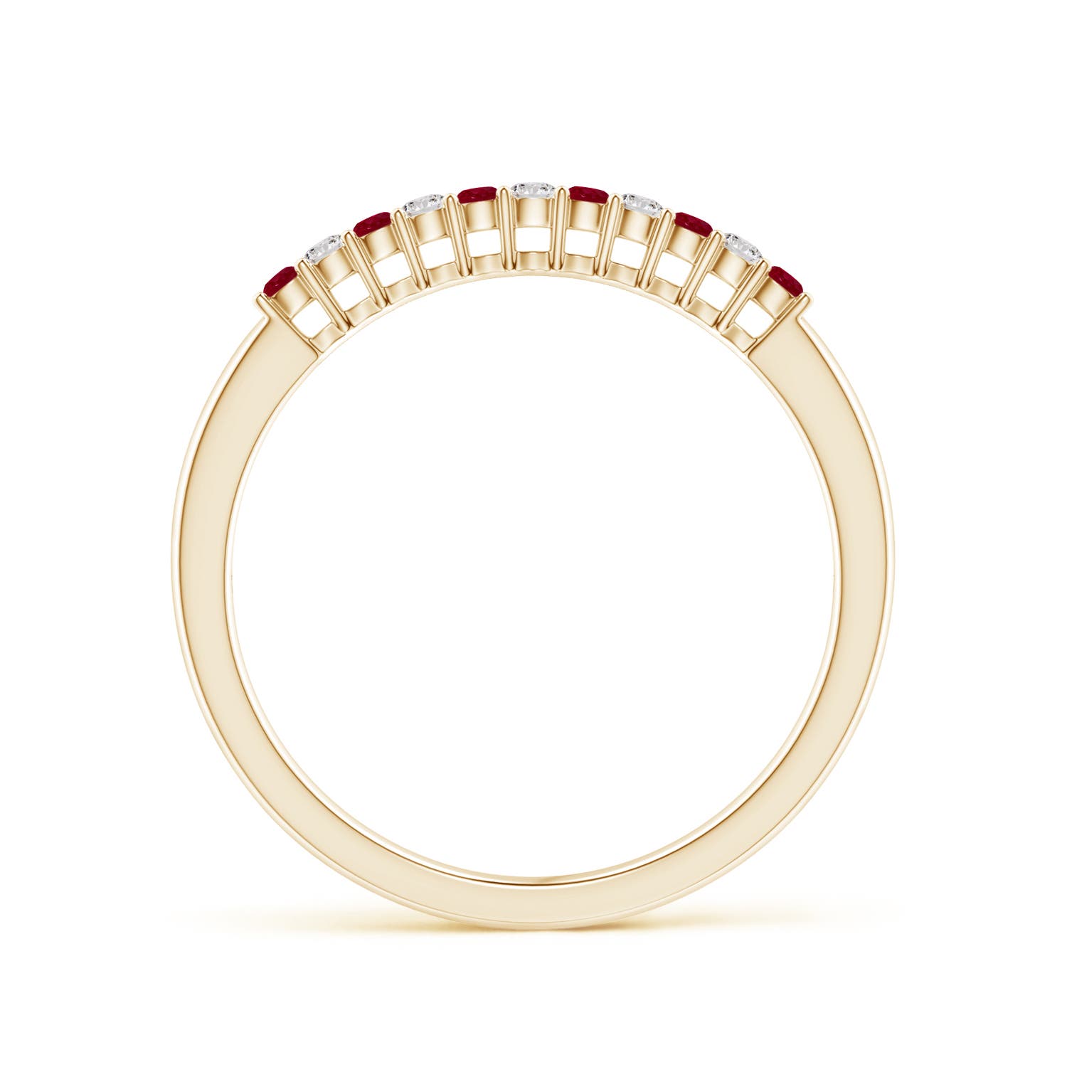 AA - Ruby / 0.25 CT / 14 KT Yellow Gold