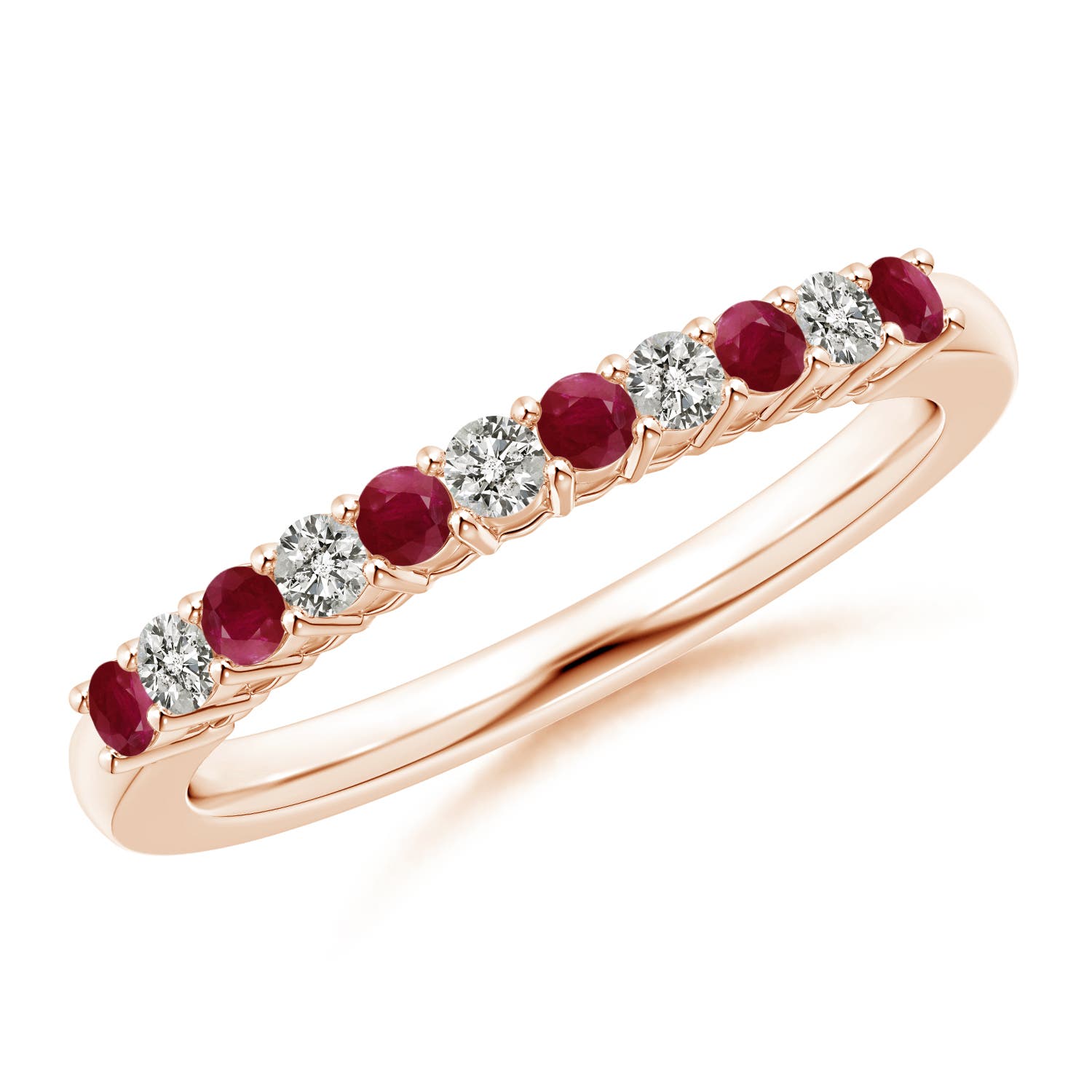 A - Ruby / 0.48 CT / 14 KT Rose Gold